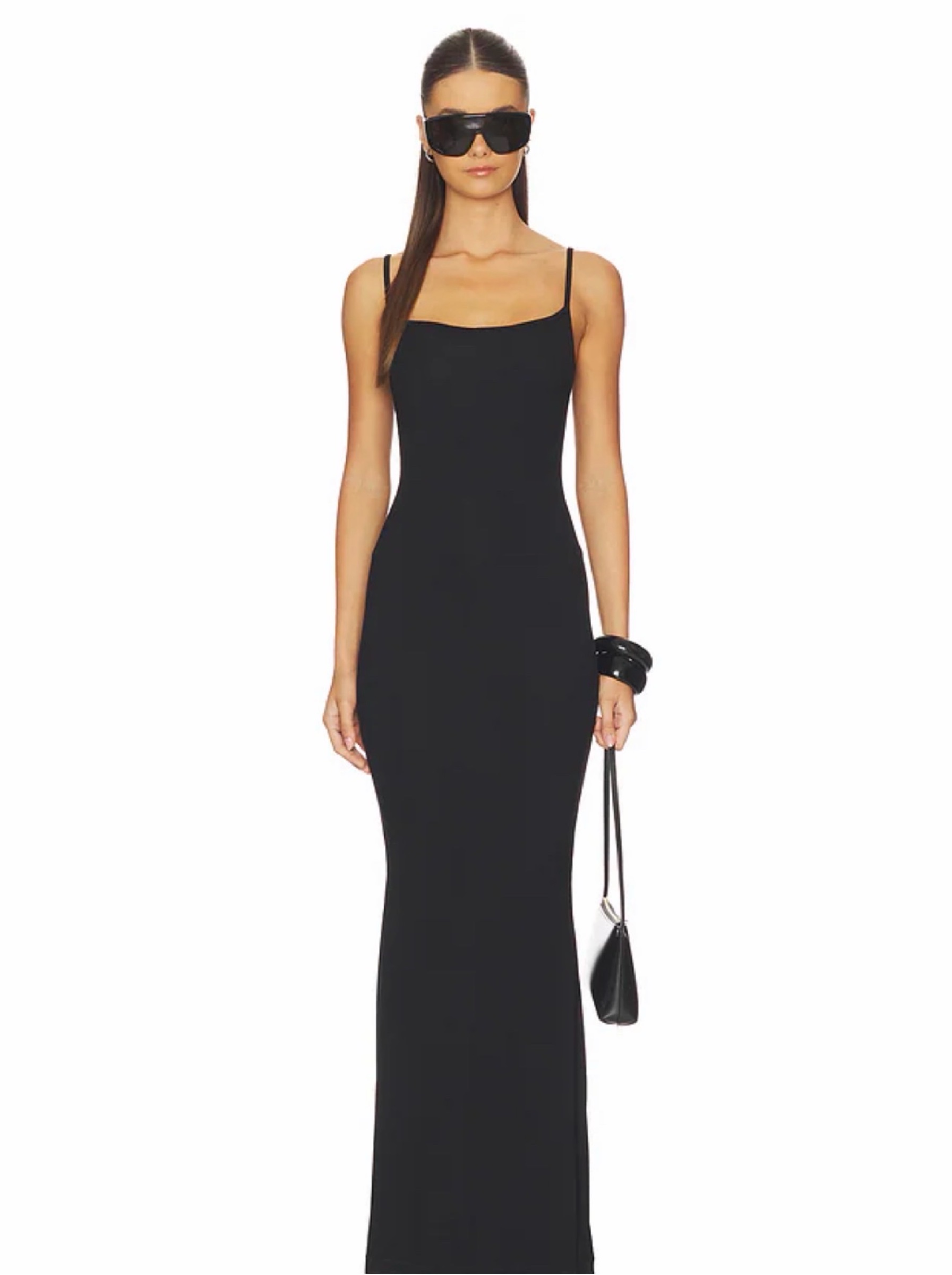 bodycon maxi dress skims Black by Skims all-products-dresses-jumpsuits-midi Long Sleeve Dresses: Midi, Color:PEACOCK/JADE Celebrate the feminine form