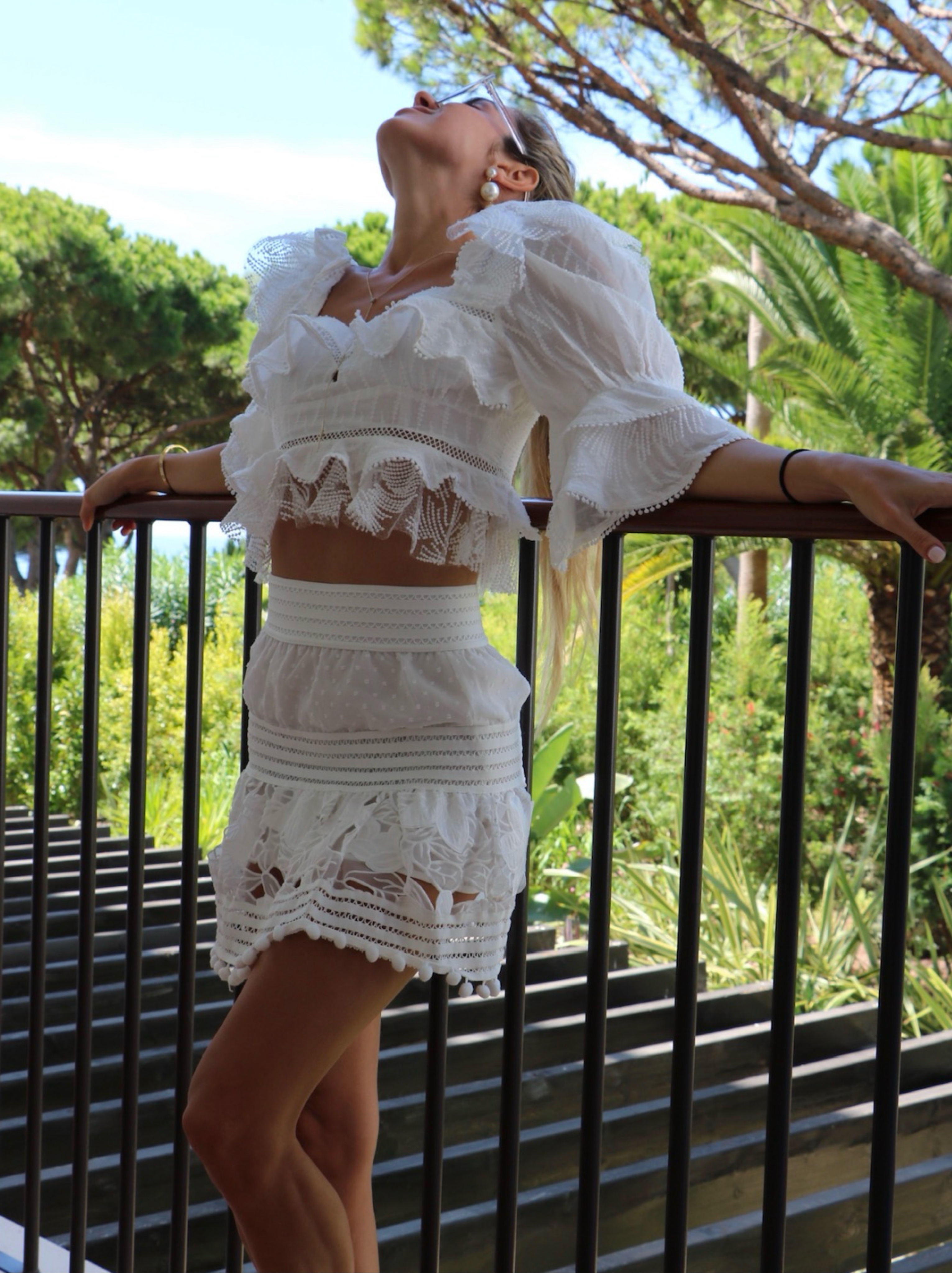 Acler Basque Ruffle Top
