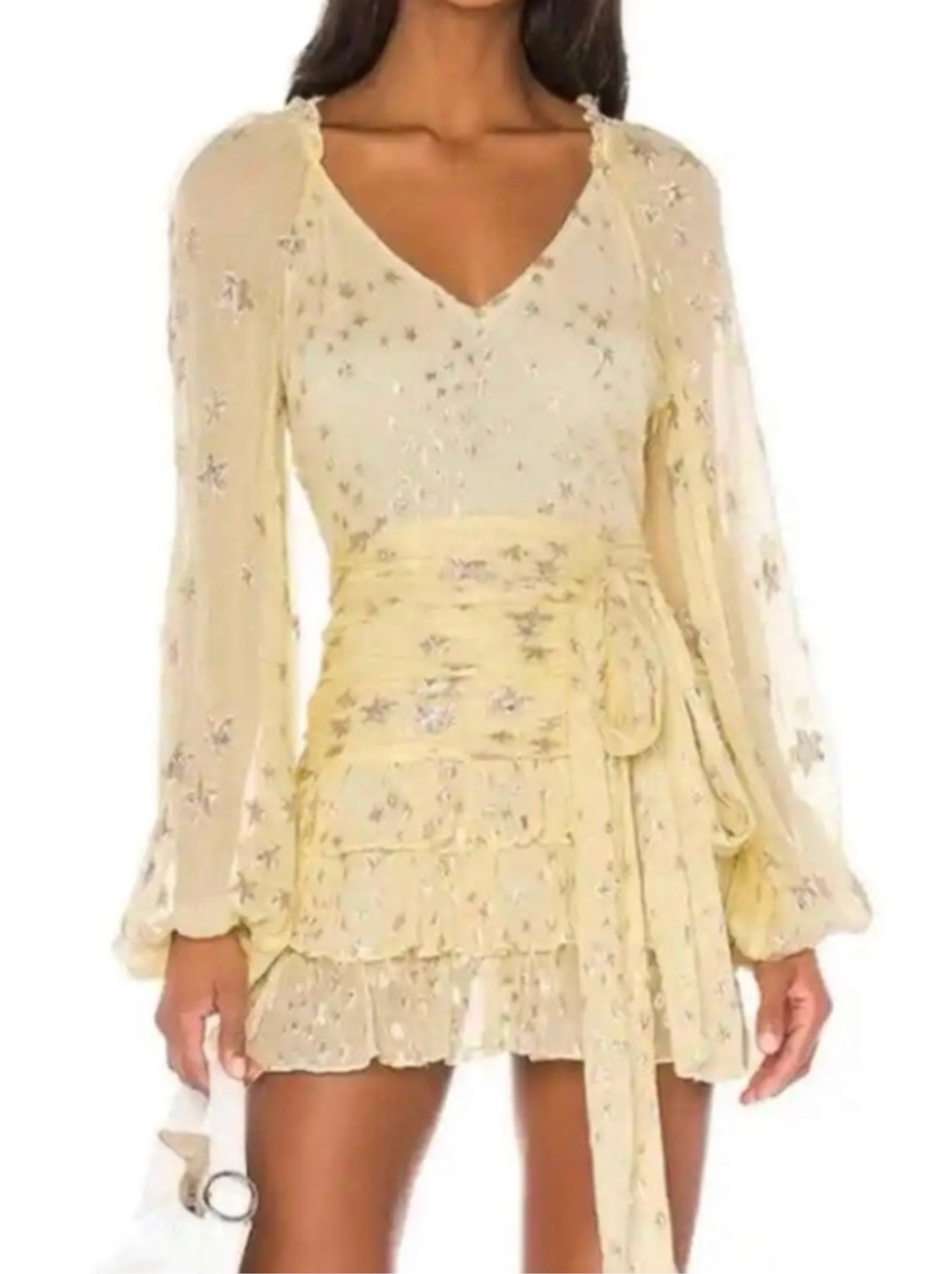 LoveShack Fancy Rina mini dress
