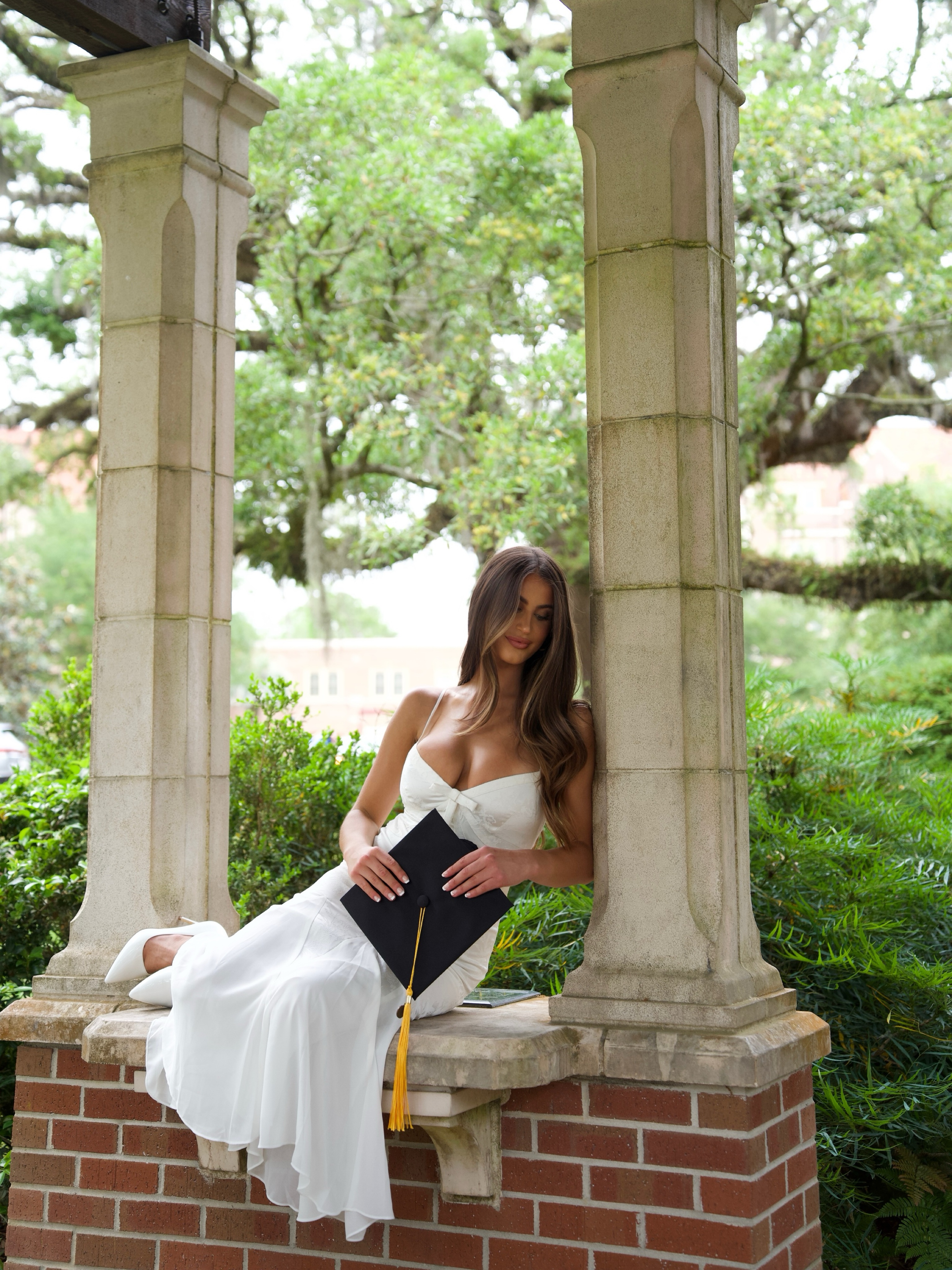 Anthro by BHLDN white midi dress by Anthropologie