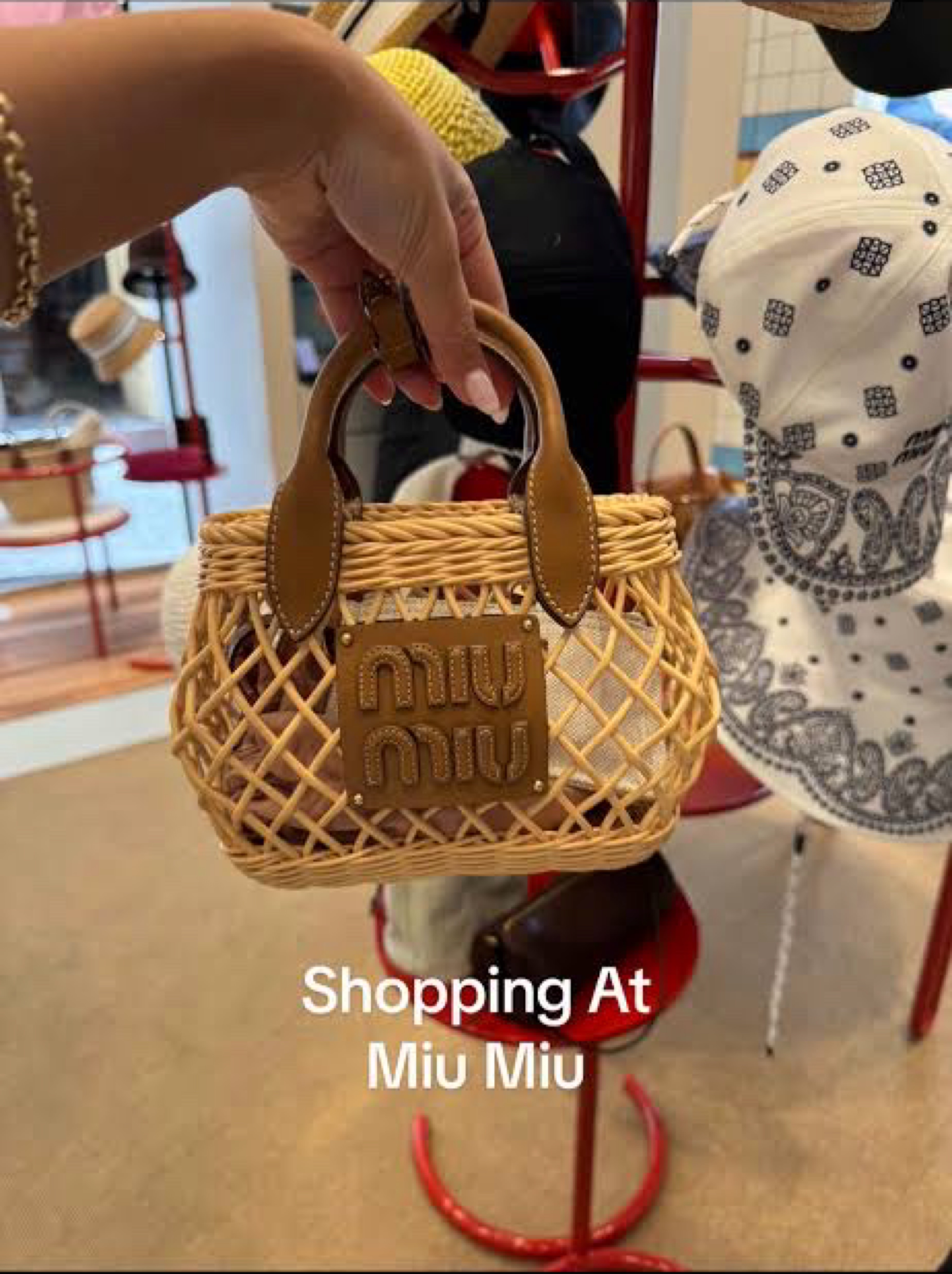 Miu Miu Woven Basket Bag by Miu Miu | Pickle