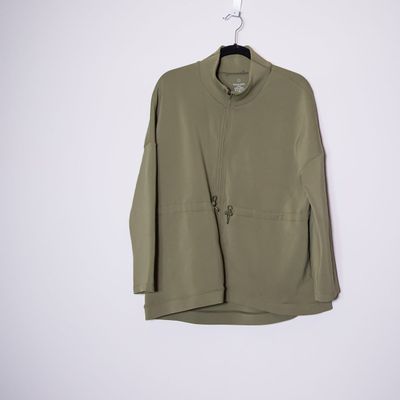 Sweaty Betty Grace Toggle Cinch Waist Full Zip Hooded Zip Jacket