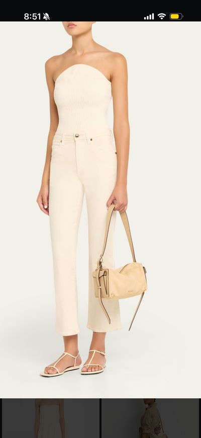 Cult Gaia Natasha Suede & Leather Hangbag by Cult Gaia | Pickle
