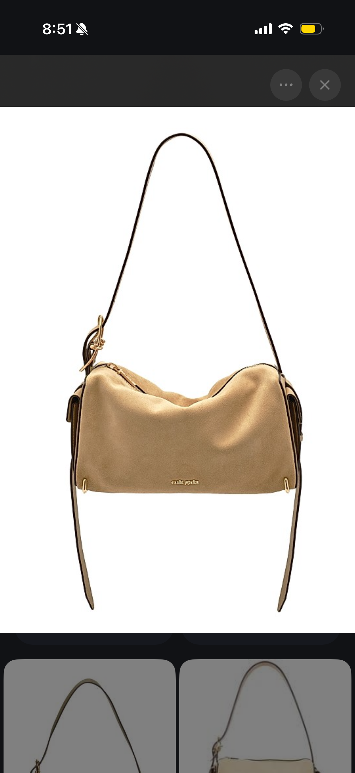 Cult Gaia Natasha Suede & Leather Hangbag by Cult Gaia | Pickle Cult Gaia Natasha Suede & Leather Hangbag by Cult Gaia | Pickle