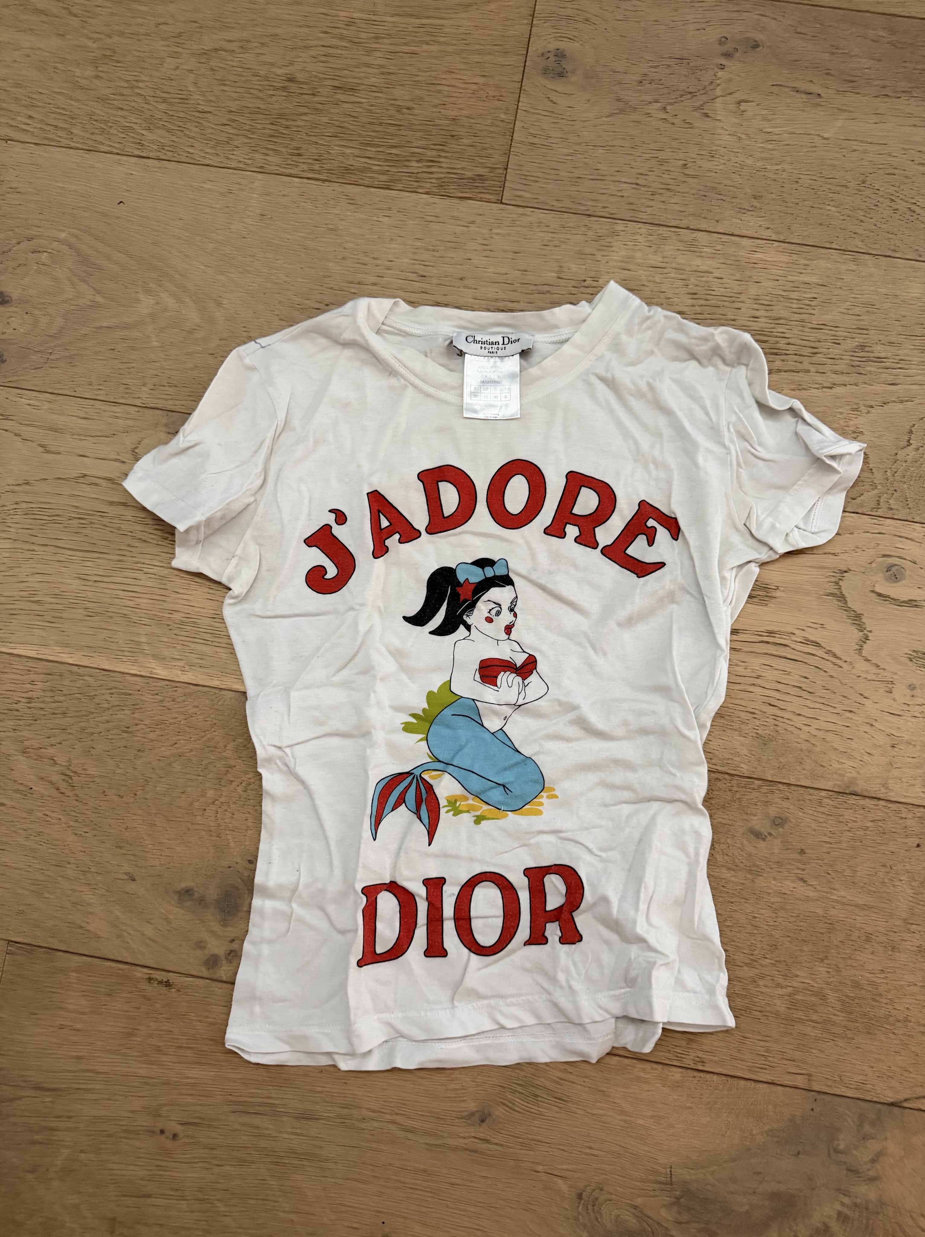 Christian Dior J'ADORE DIOR Tシャツ 36 J'adore dior Shirt by Christian Dior | Pickle