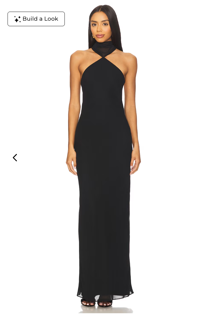 Amanda Uprichard | Black Halter Neck Maxi Dress by Amanda Uprichard - Pickle Amanda Uprichard | Black Halter Neck Maxi Dress by Amanda Uprichard - Pickle