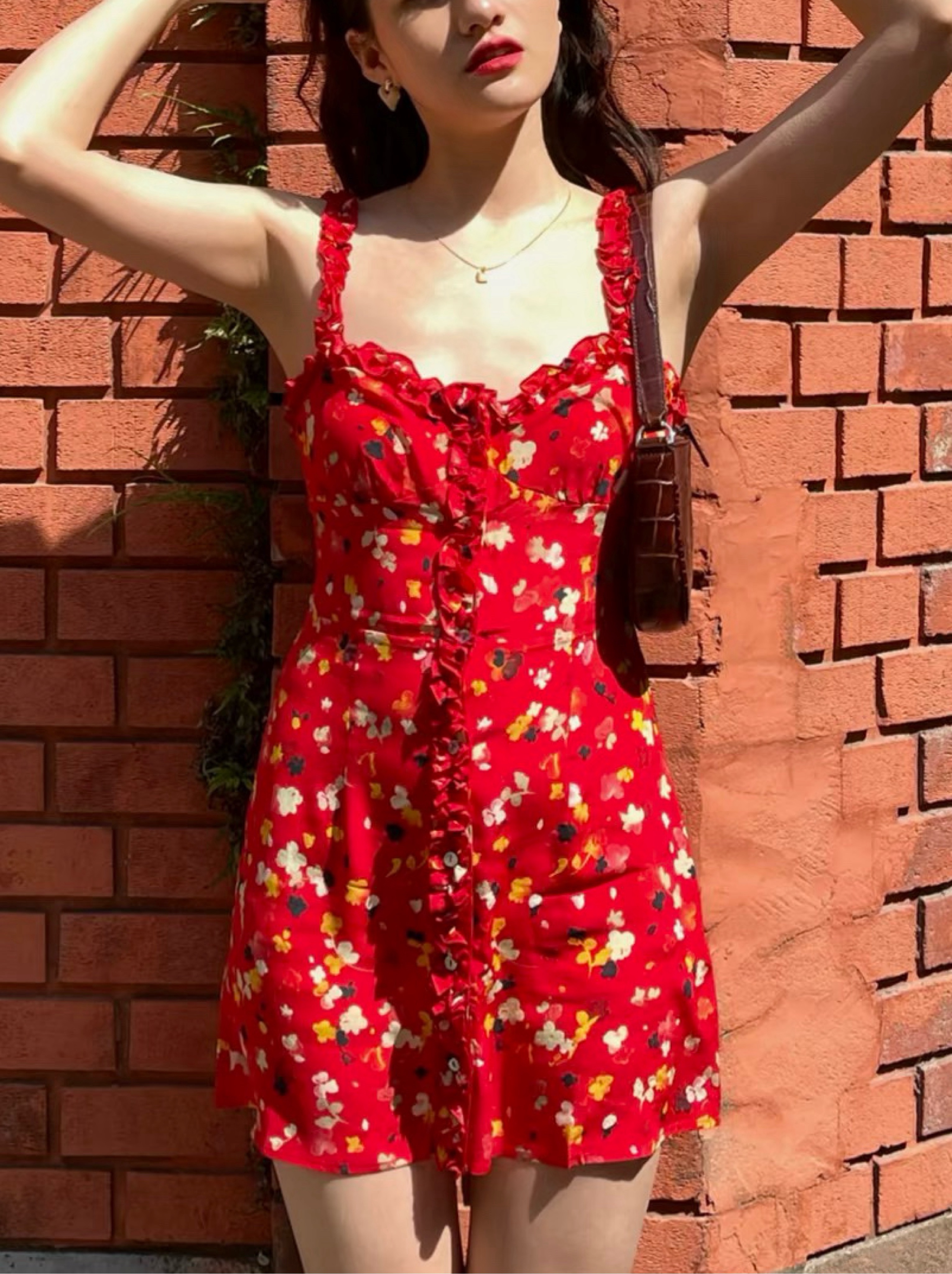 realisation par red mini dress The Charlotte
