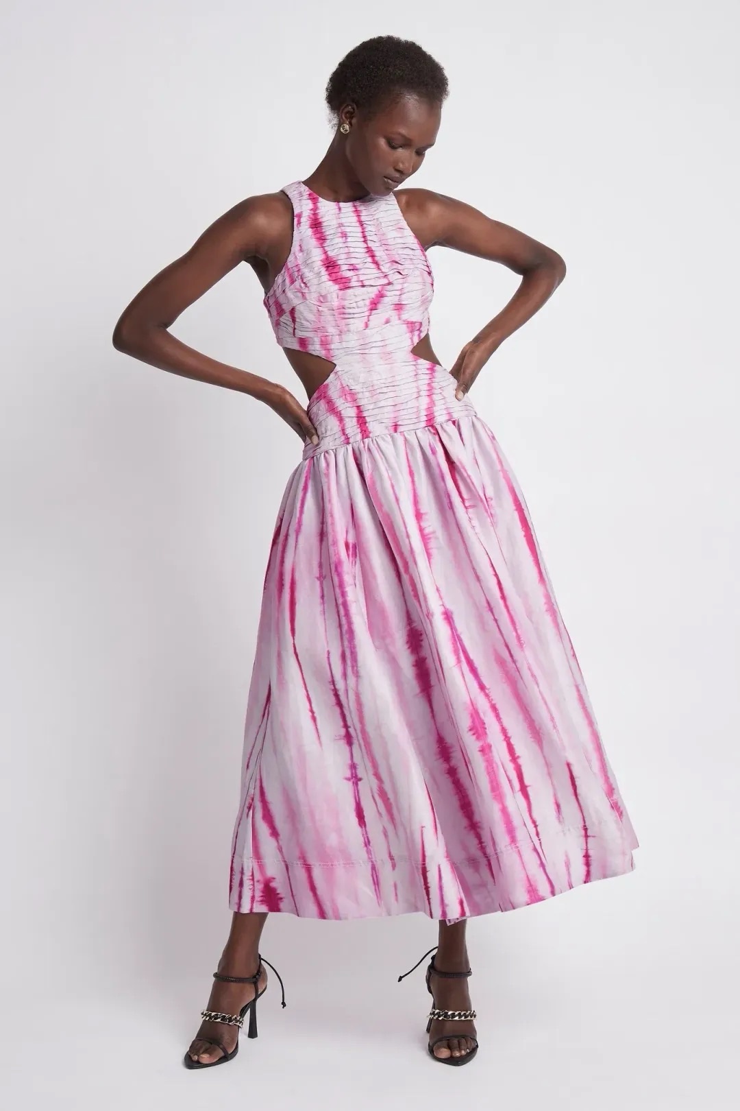 aje introspect cut out midi dress Aje - Introspect Cut Out Midi Dress