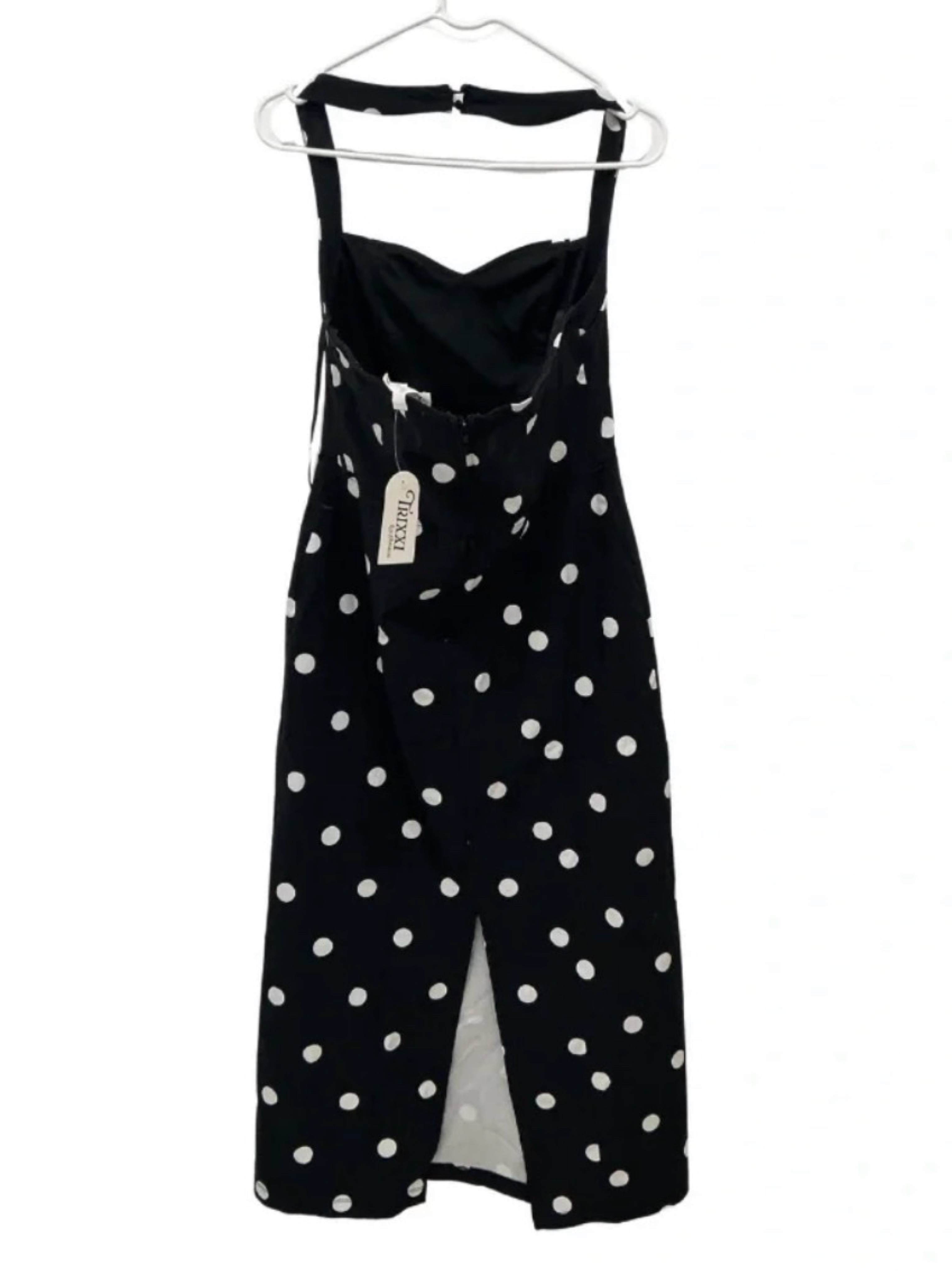 trixxi halter dresses Y2k Trixxi Black Babydoll Halter Dress Sparkly Sz Small Midi Glitter Party  Mesh Tulle