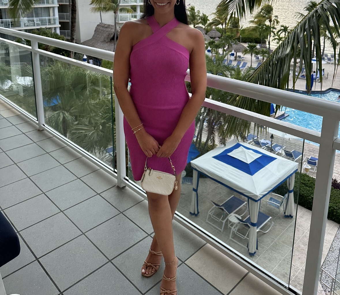 navy blue halter dress long Lake main image 1