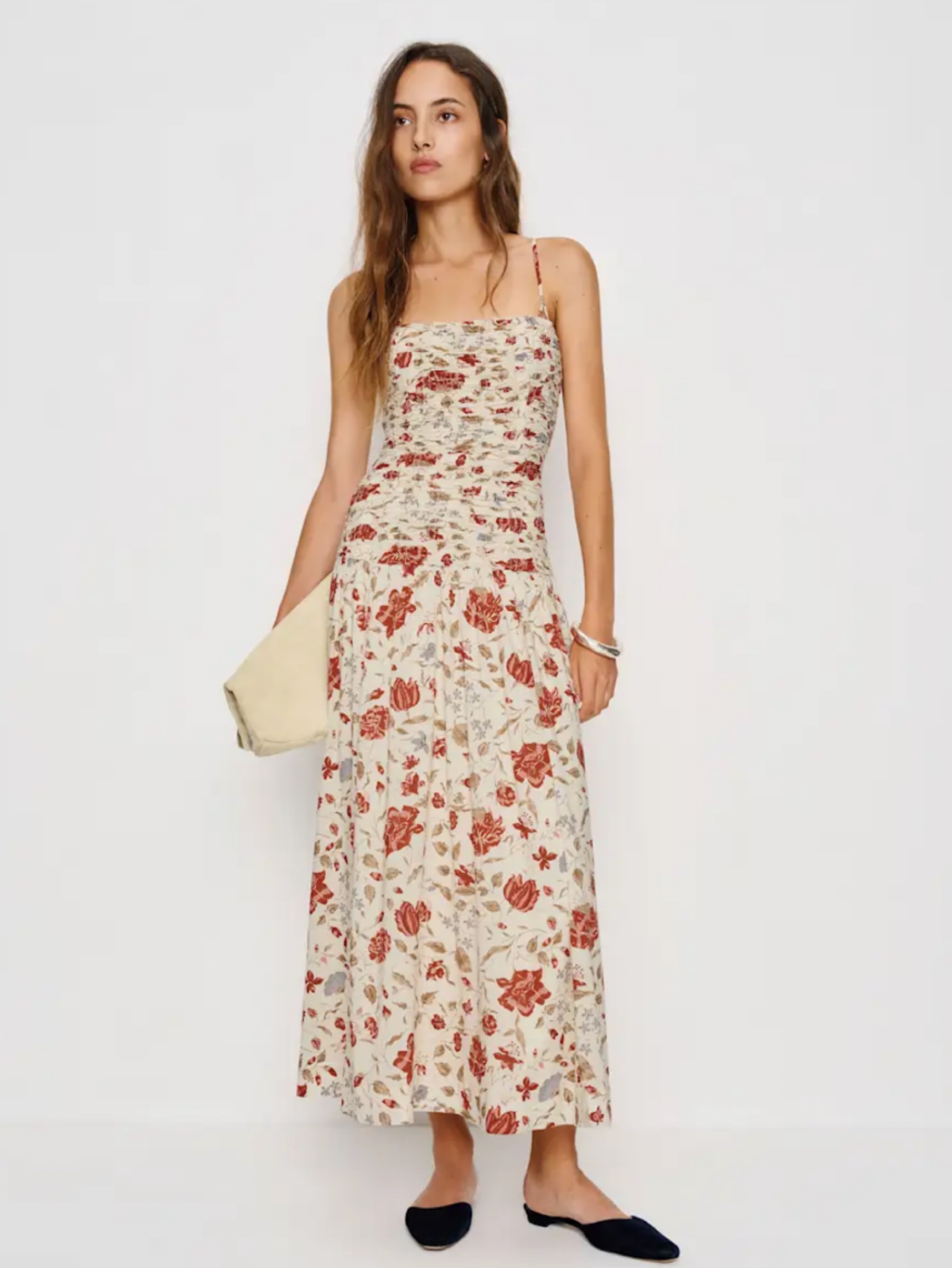 azure knit dress reformation by Reformation Zaveri One Piece Dress
