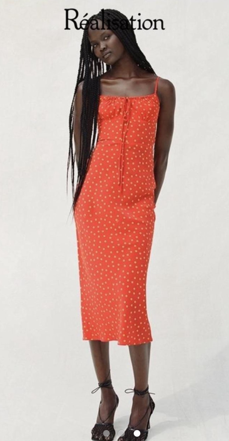 red midi slip dress The Carrie Velvet Midi Slip Dress Black / M