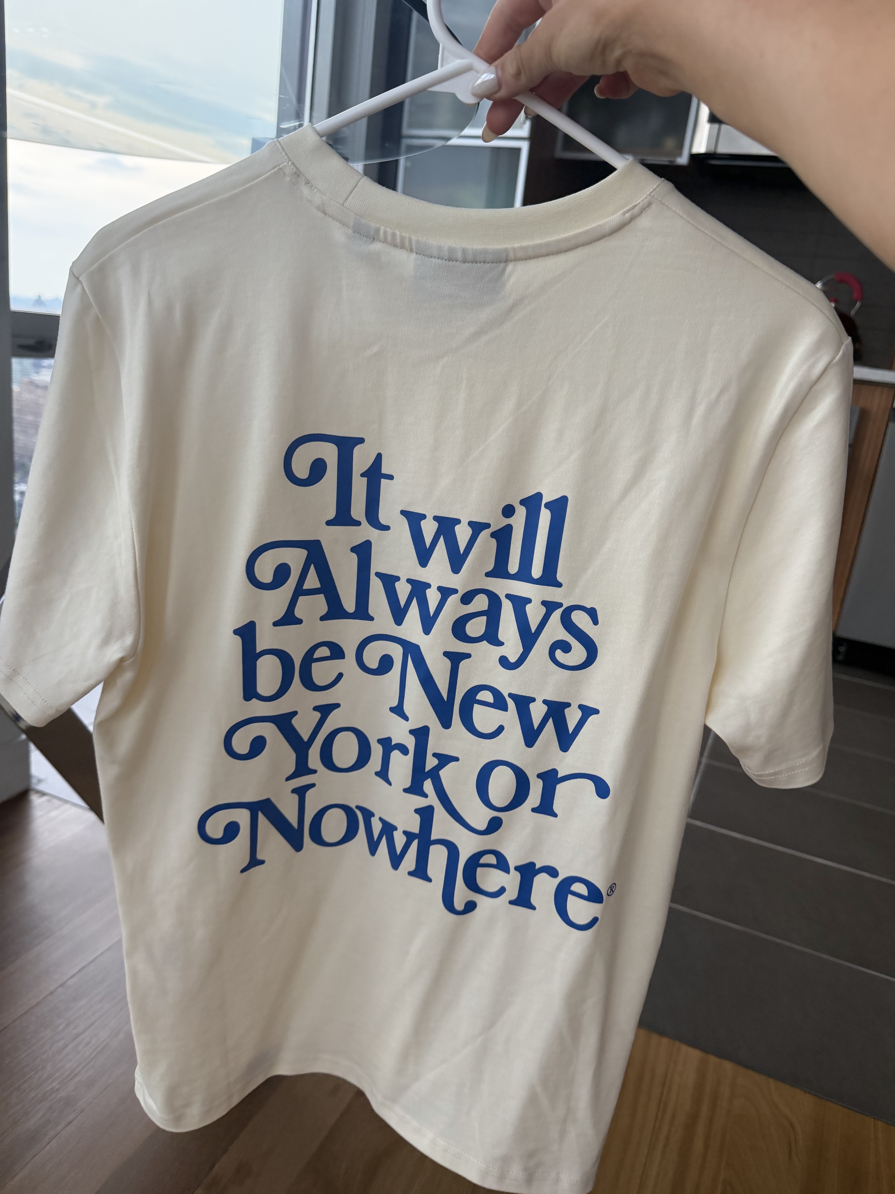 New York or Nowhere Cream T-Shirt (Knicks or Mets) by New York or