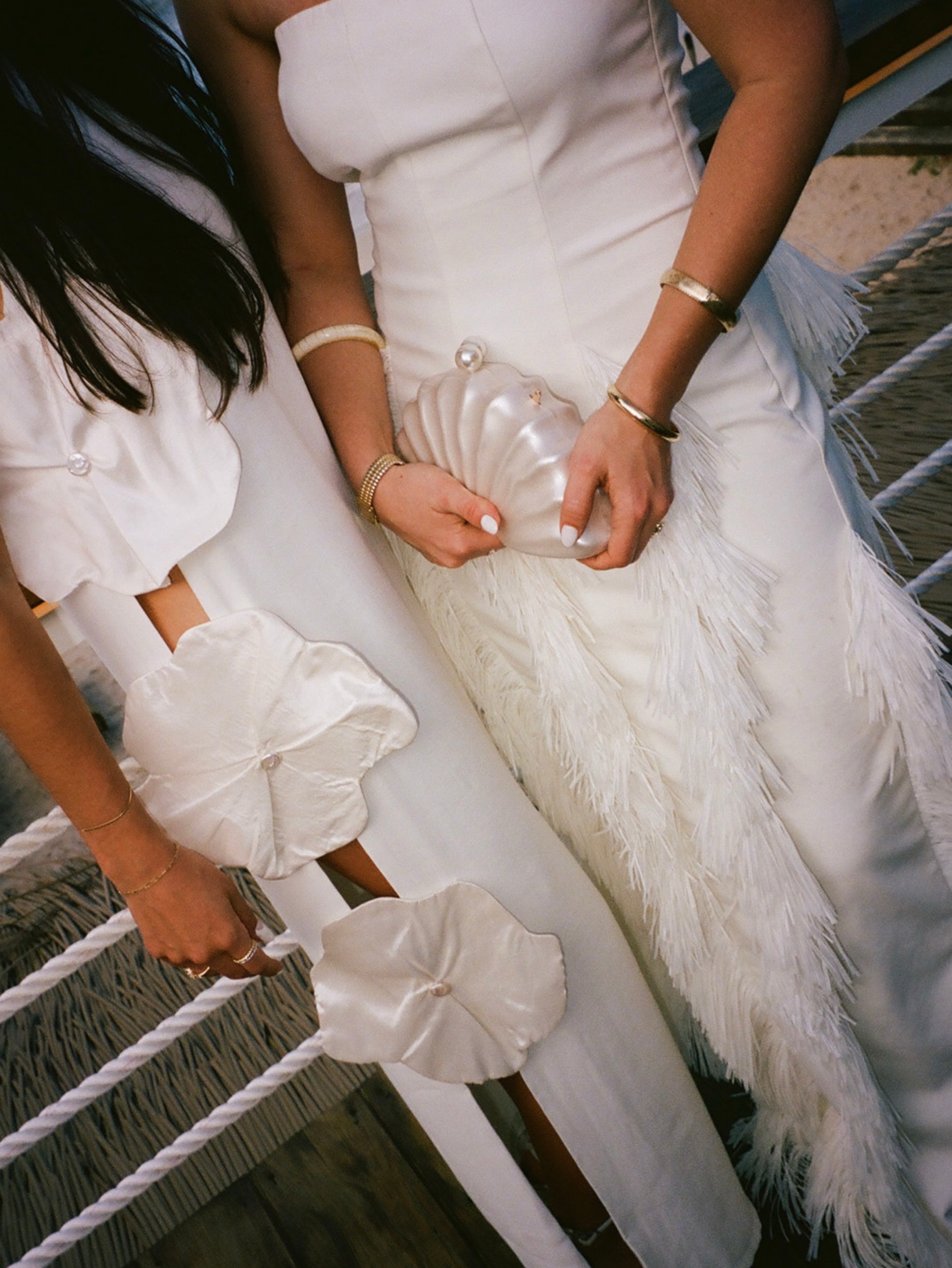 Shell Clutch Purse