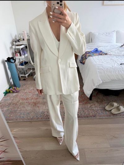 Claudie Pierlot White pant suit (slightly oversized) by Claudie