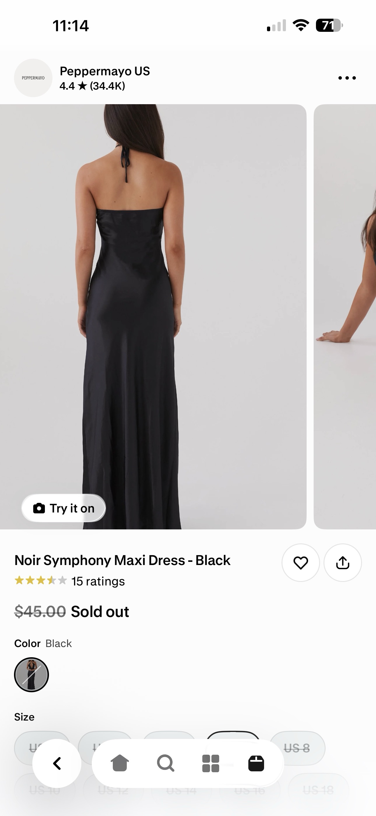 best dress for men birthday The Alicia Satin Halter Maxi Dress | Peppermayo
