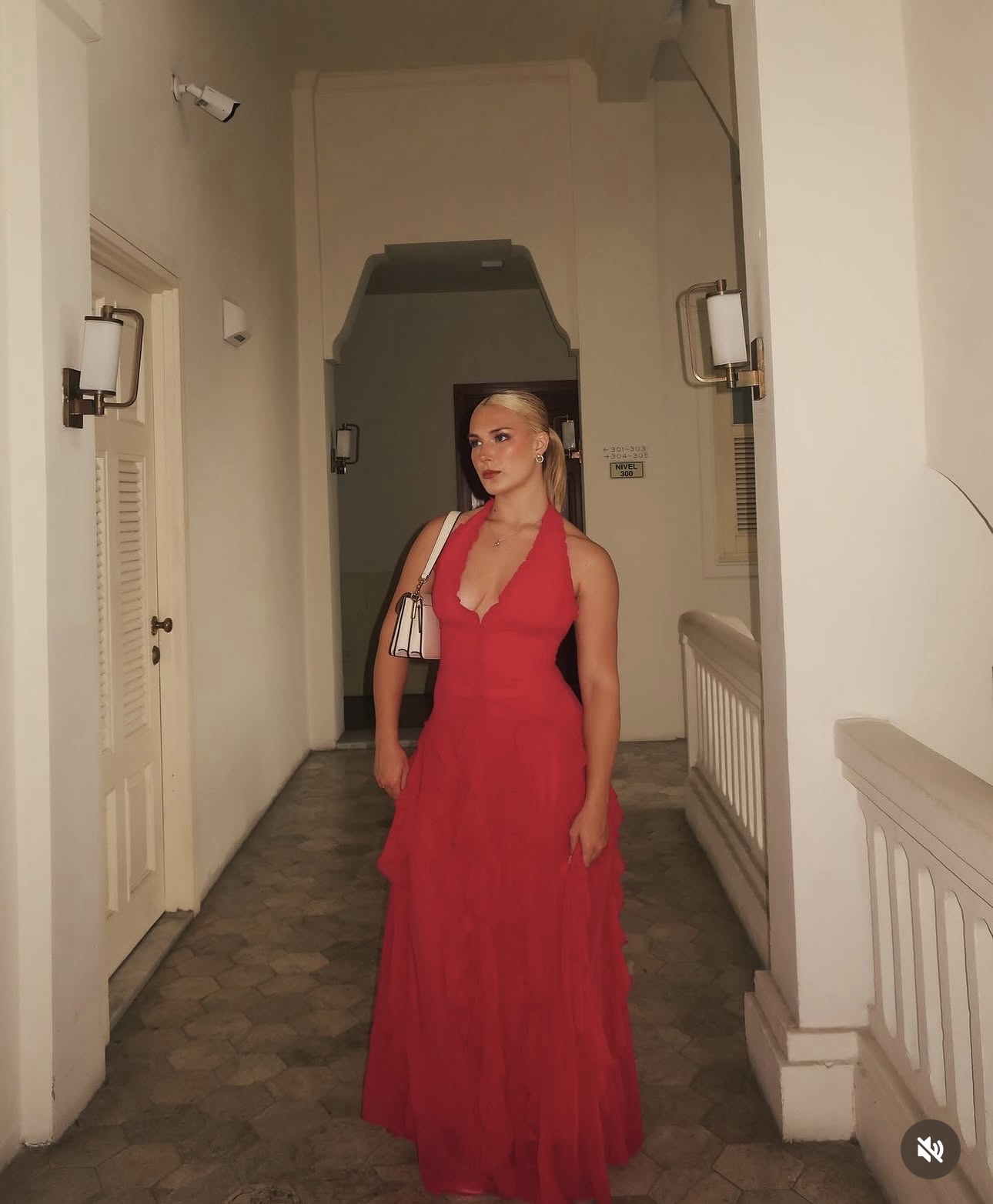club l london red dress Knot Camisole Fishtail Maxi Dress Red by Club L London