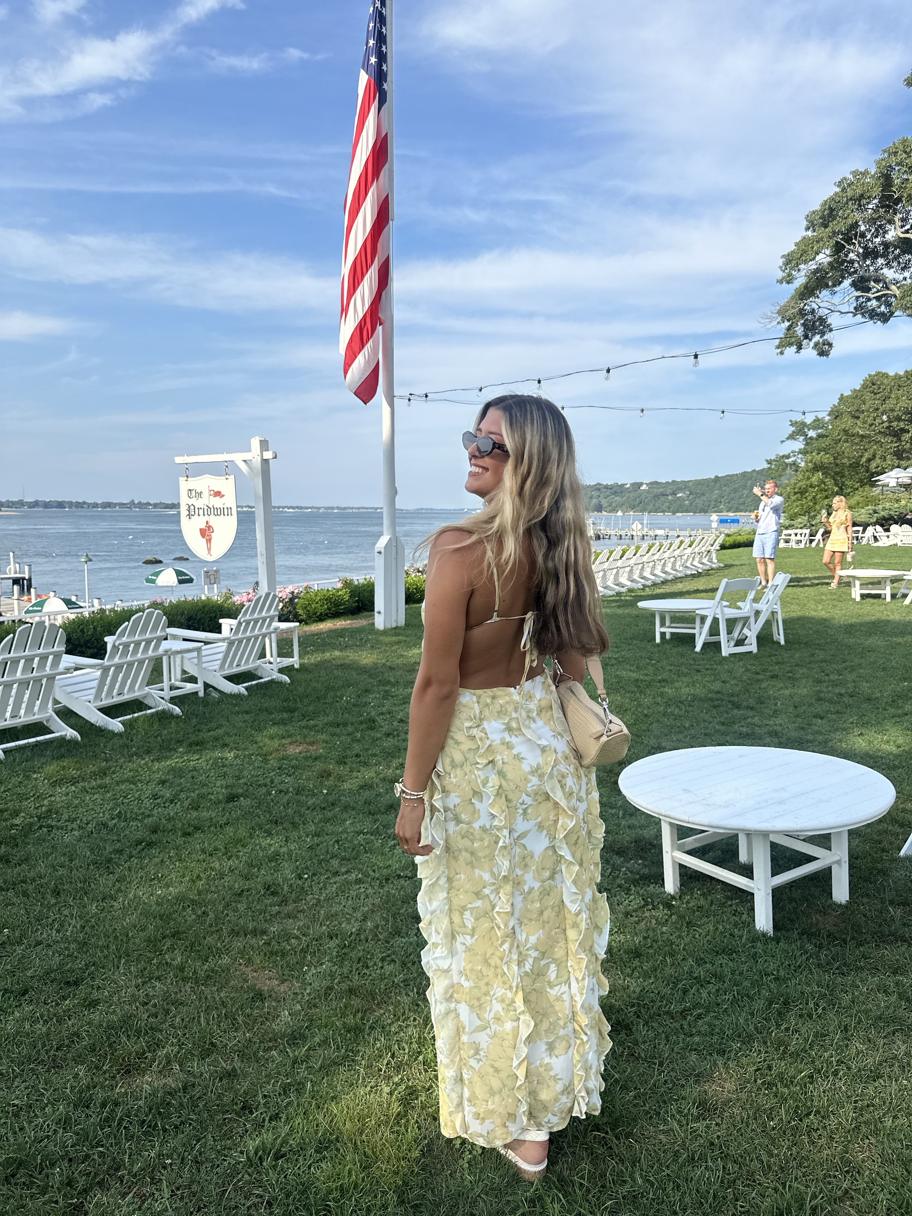sunset kisses ruffle maxi dress daffodil Sunset Kisses Ruffle Maxi Dress - Daffodil