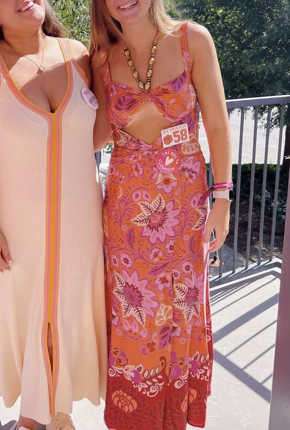 alexis floral midi dress Alexis Floral Print Midi Length Dress - Yellow Dresses, Clothing - WEX126837