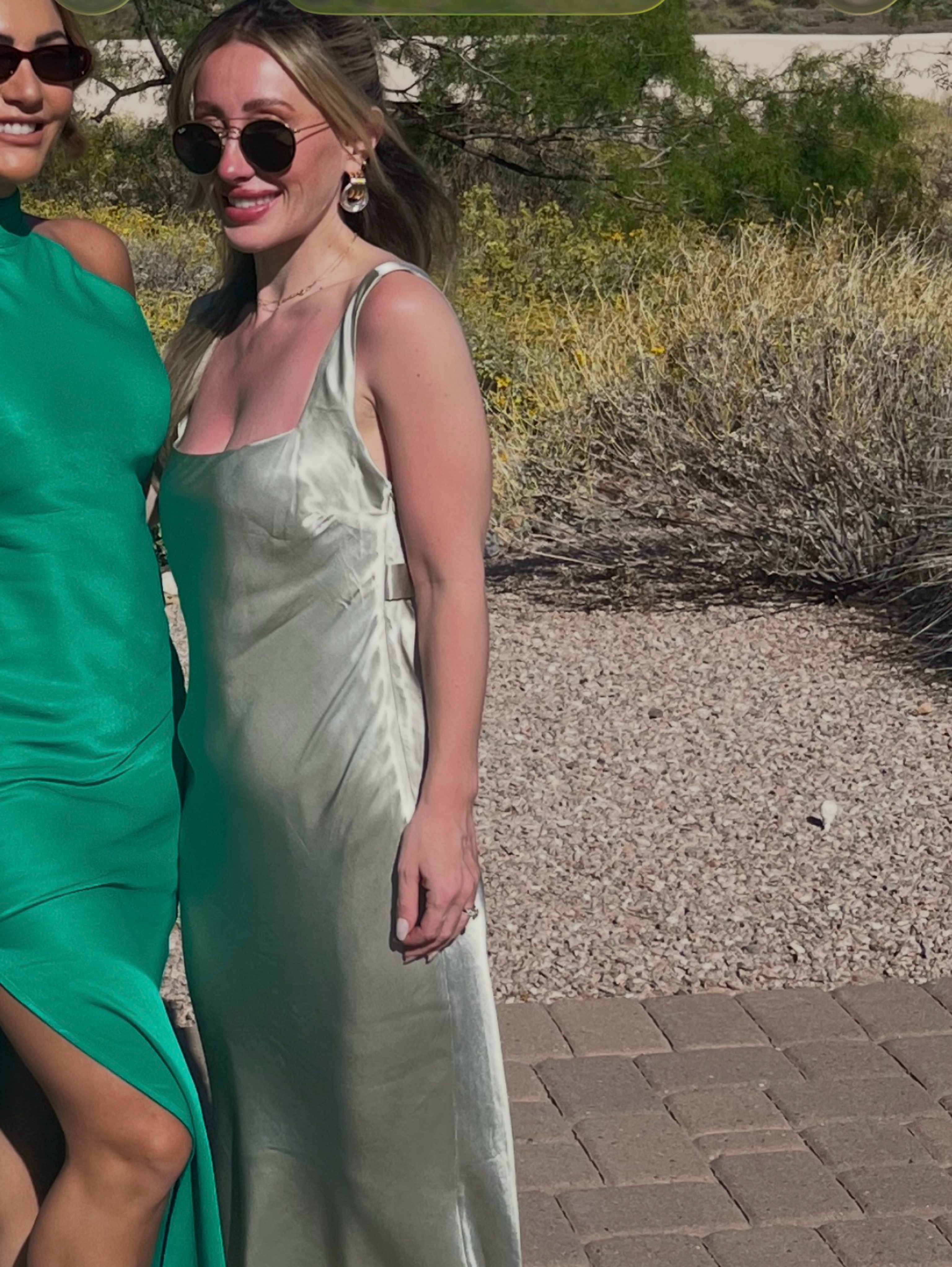 ensley satin maxi dress Meshki Ensley Satin Maxi Dress XS by Meshki