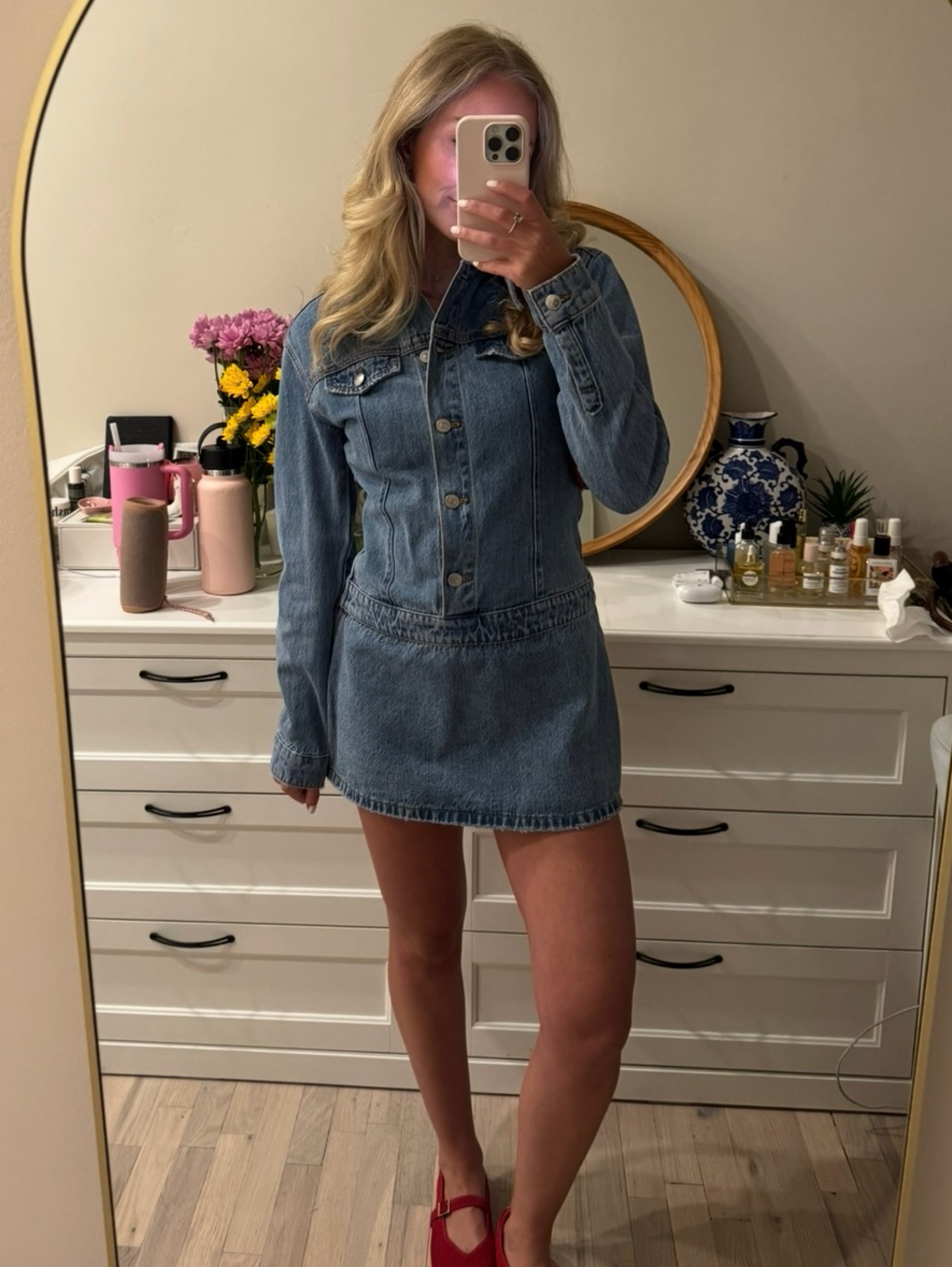 denim dress women western Stetson Maxi Work Shoes Waitress this dress is perfect Size:14/48 Denim Shirt Dress by
