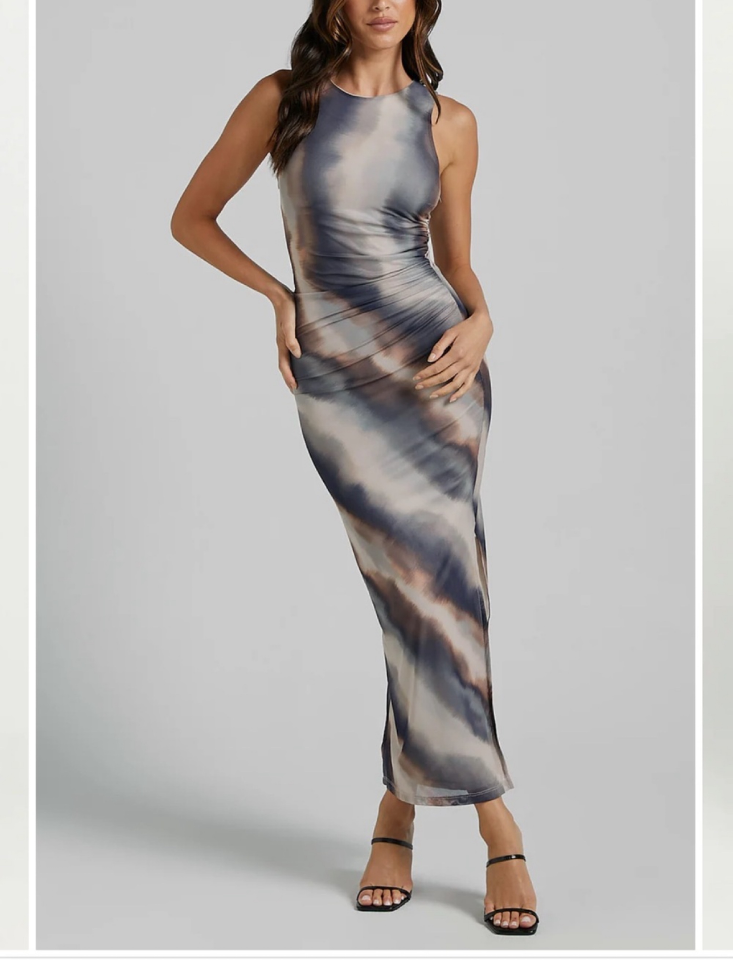 showpo grey dress Loralie maxi by Showpo Esmee Midi Dress