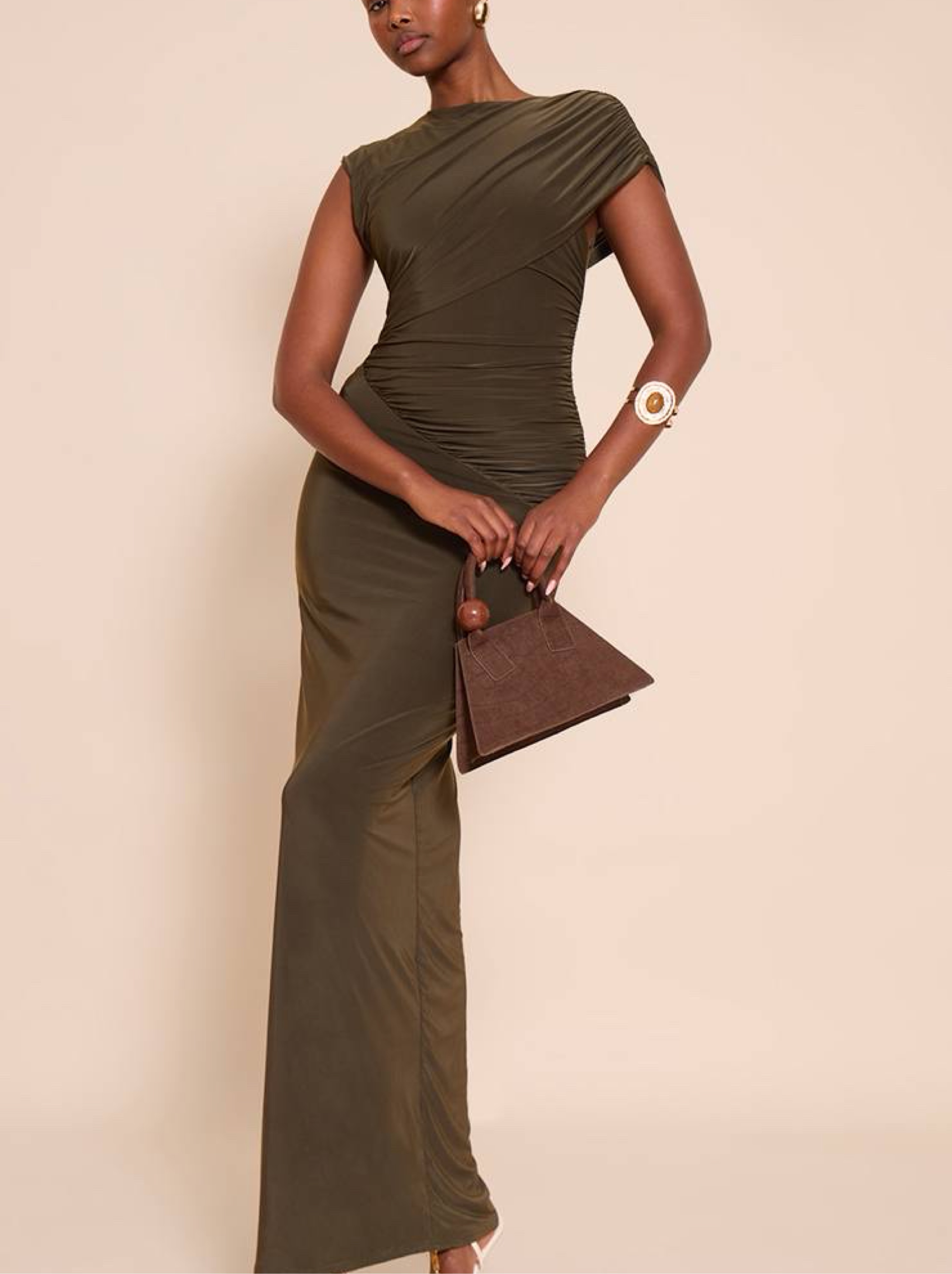 ruched dress top Maxi by Tribal Length:37