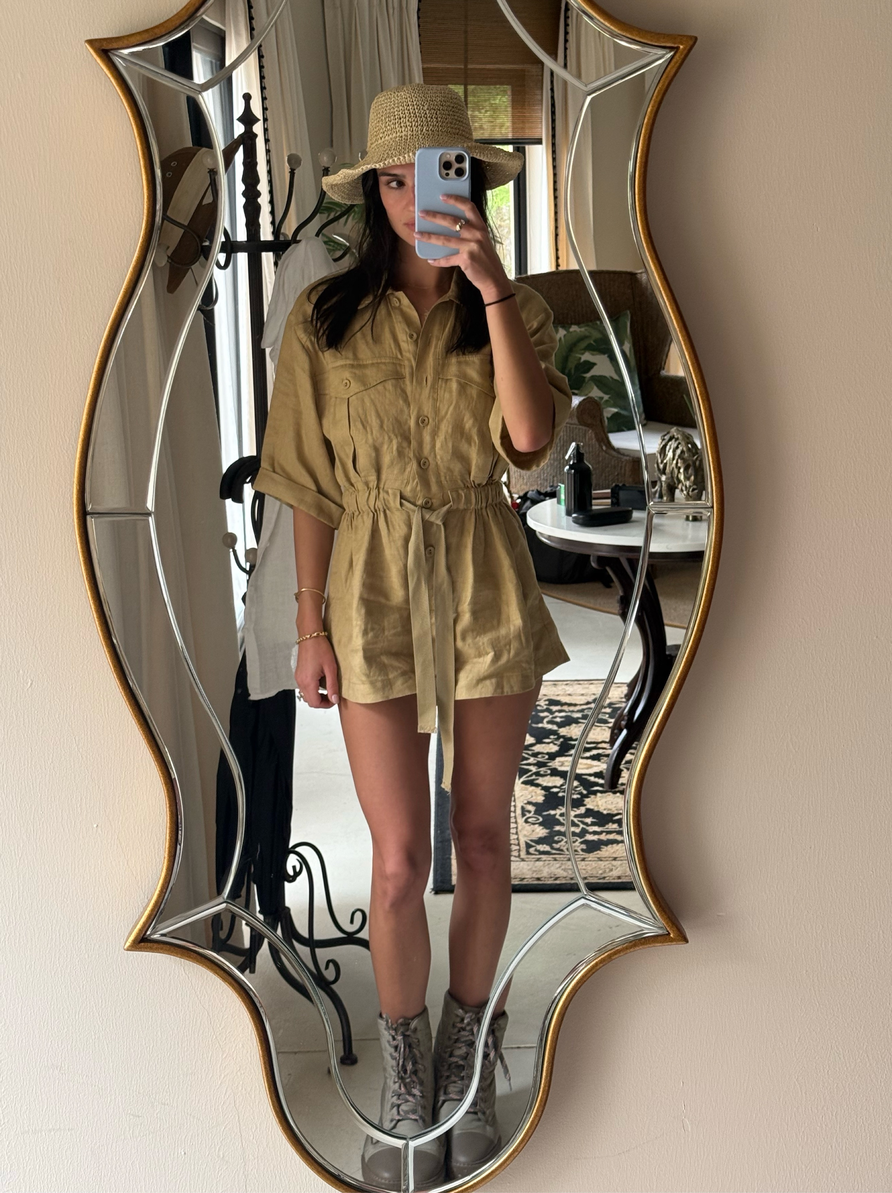 Zimmermann Khaki Romper
