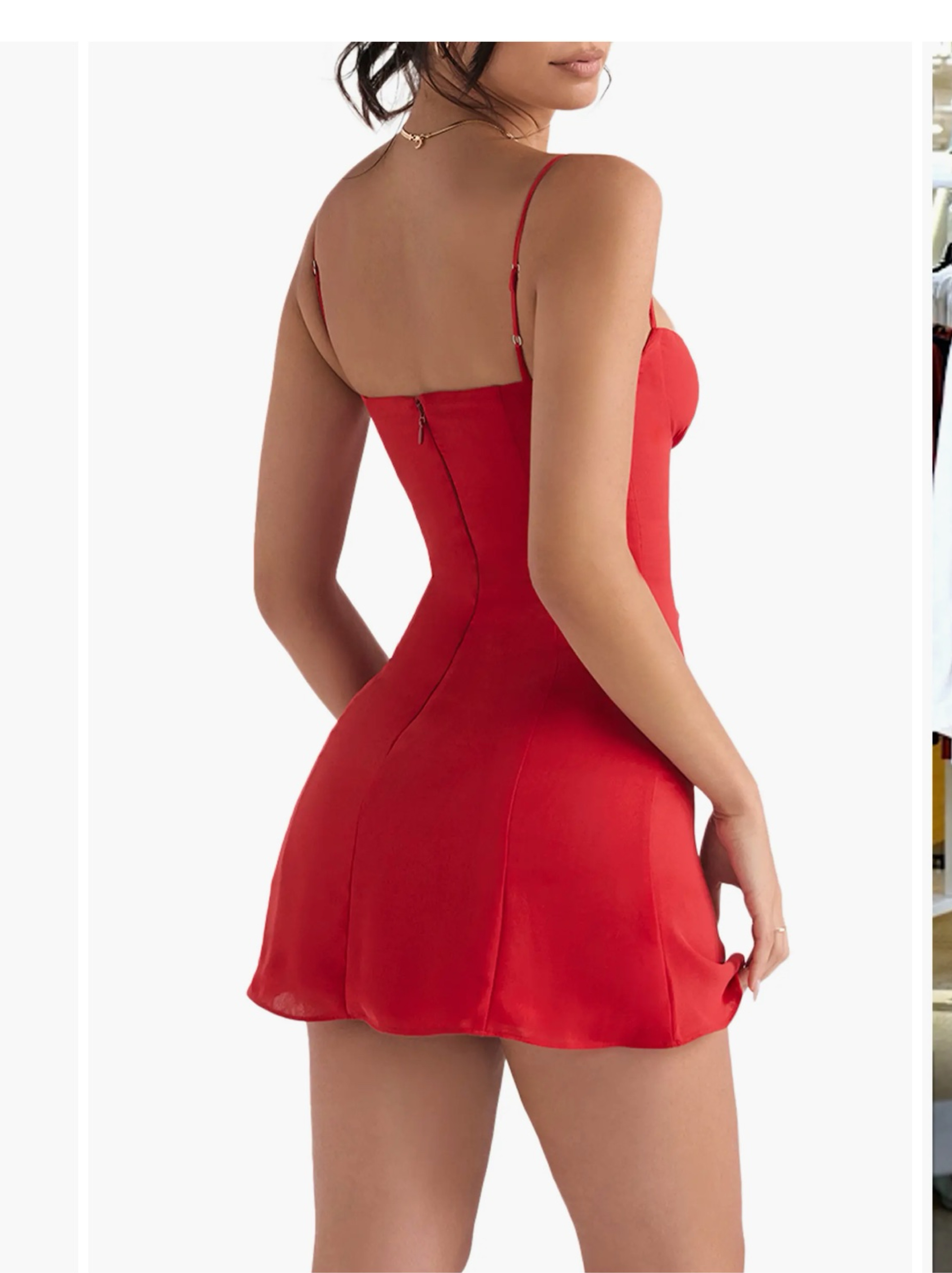 christiana mini dress Clothing : Mini Dresses : 'Christiana' Red Mini Dress