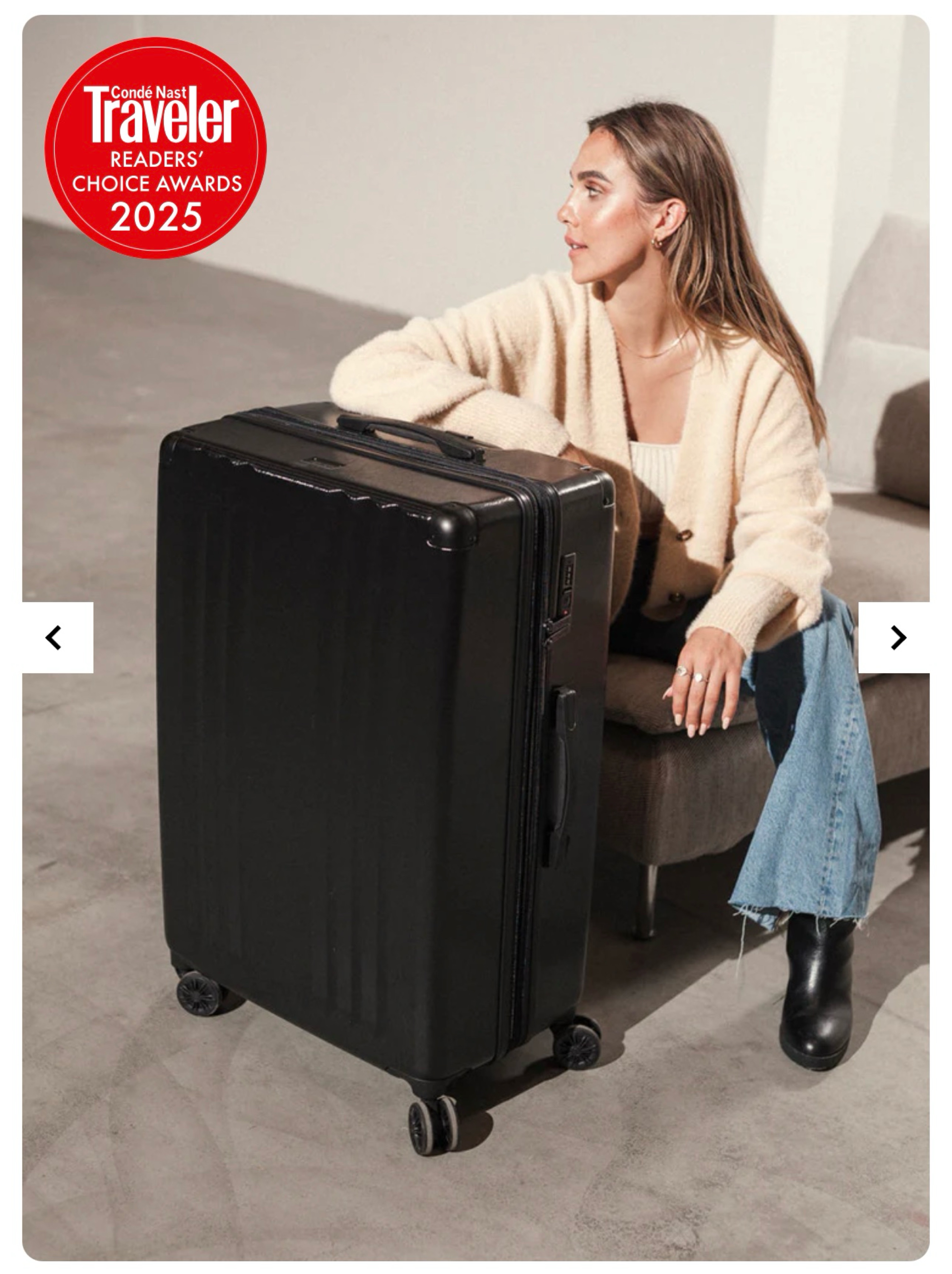 CalPak Black Large Expandable Luggage by CALPAK - Pickle