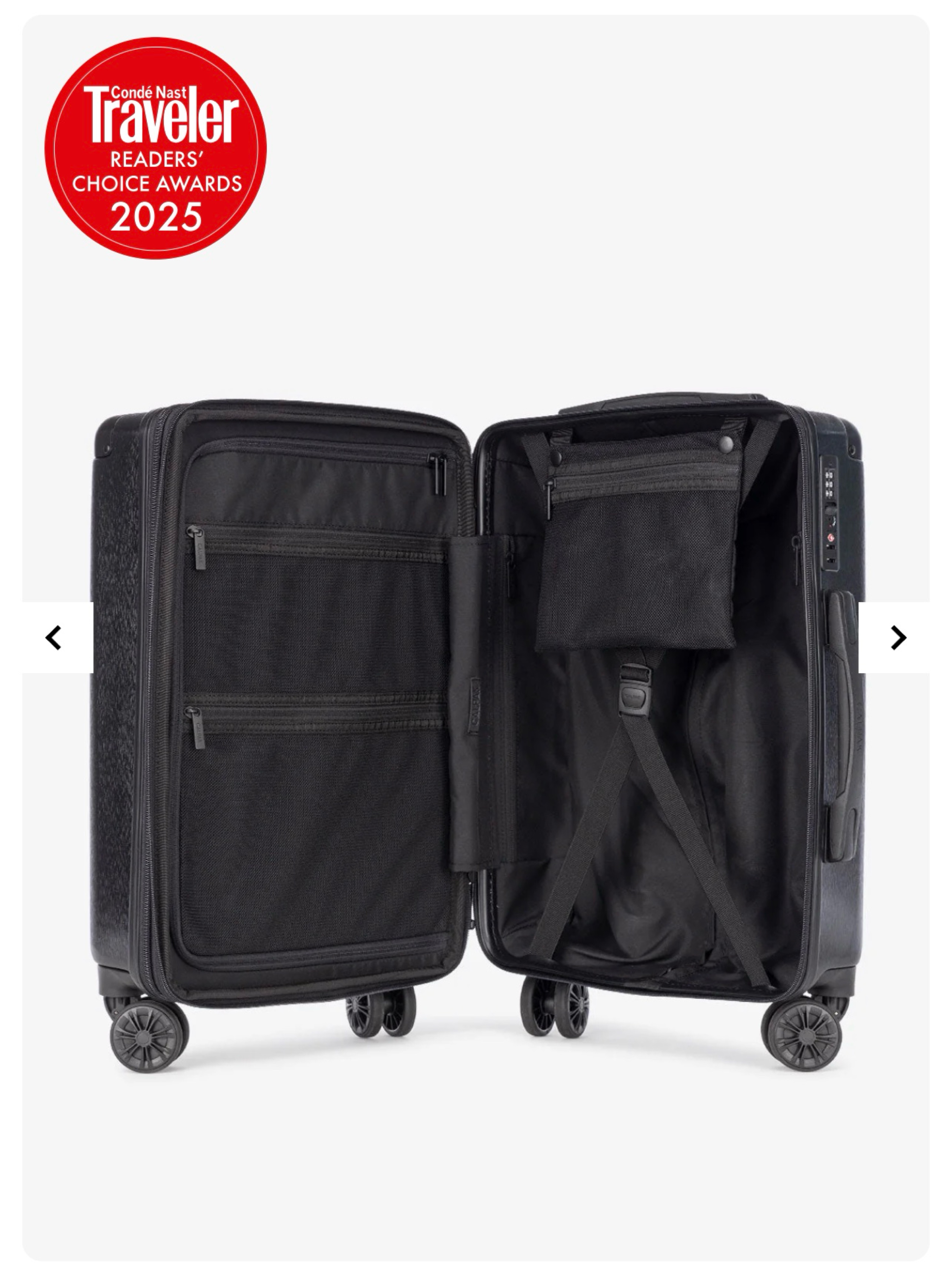 CalPak Black Large Expandable Luggage by CALPAK - Pickle