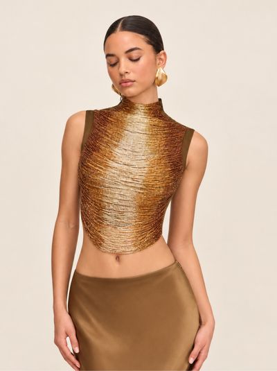 Cult Gaia Taraji Top In Cedar by Cult Gaia | Pickle