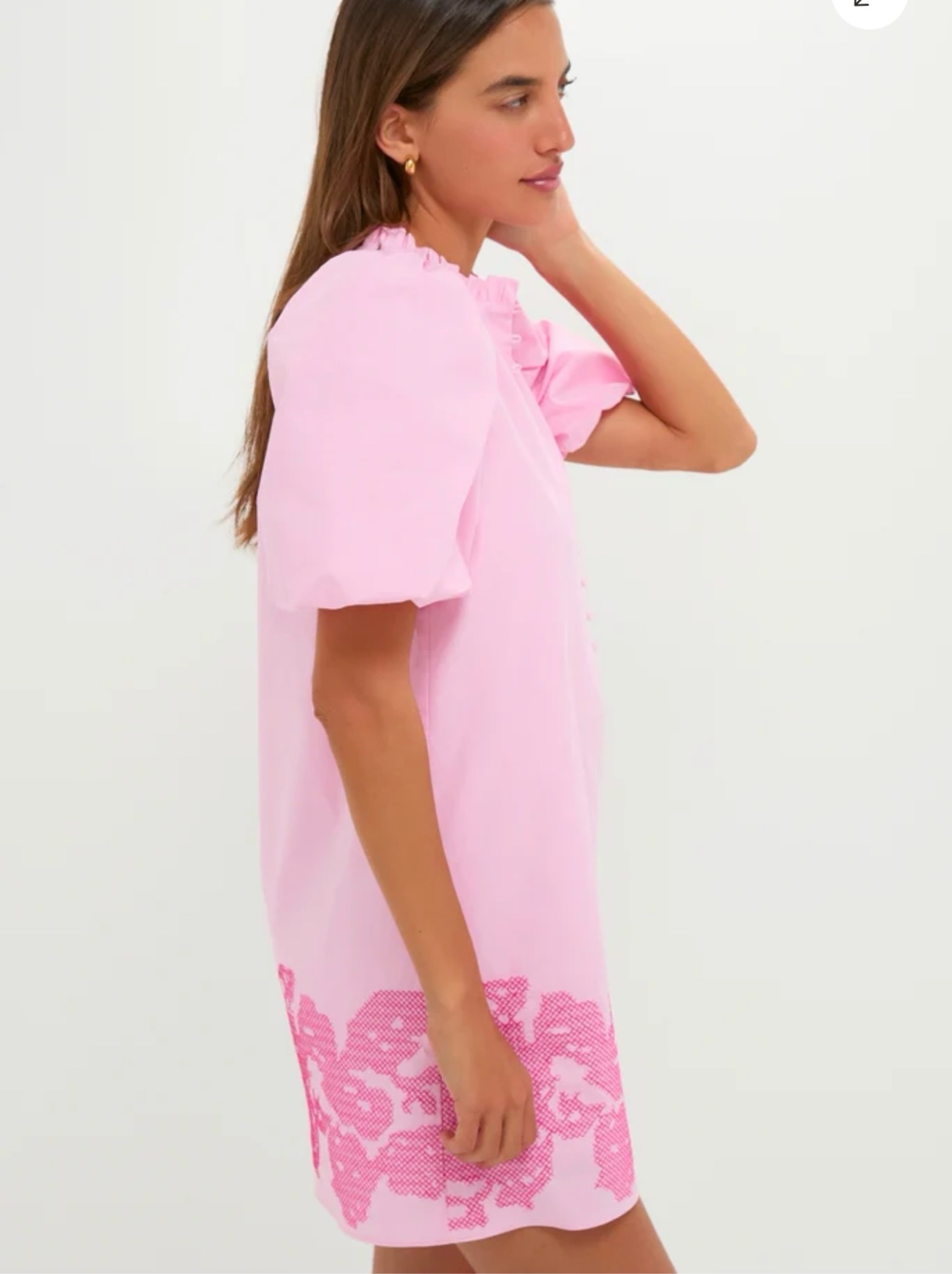 tuckernuck mini dress Cafe Scroll Embroidered Jagger Cafe Scroll / XXL Its all in the details Tuckernuck - Bordeaux Emma Mini