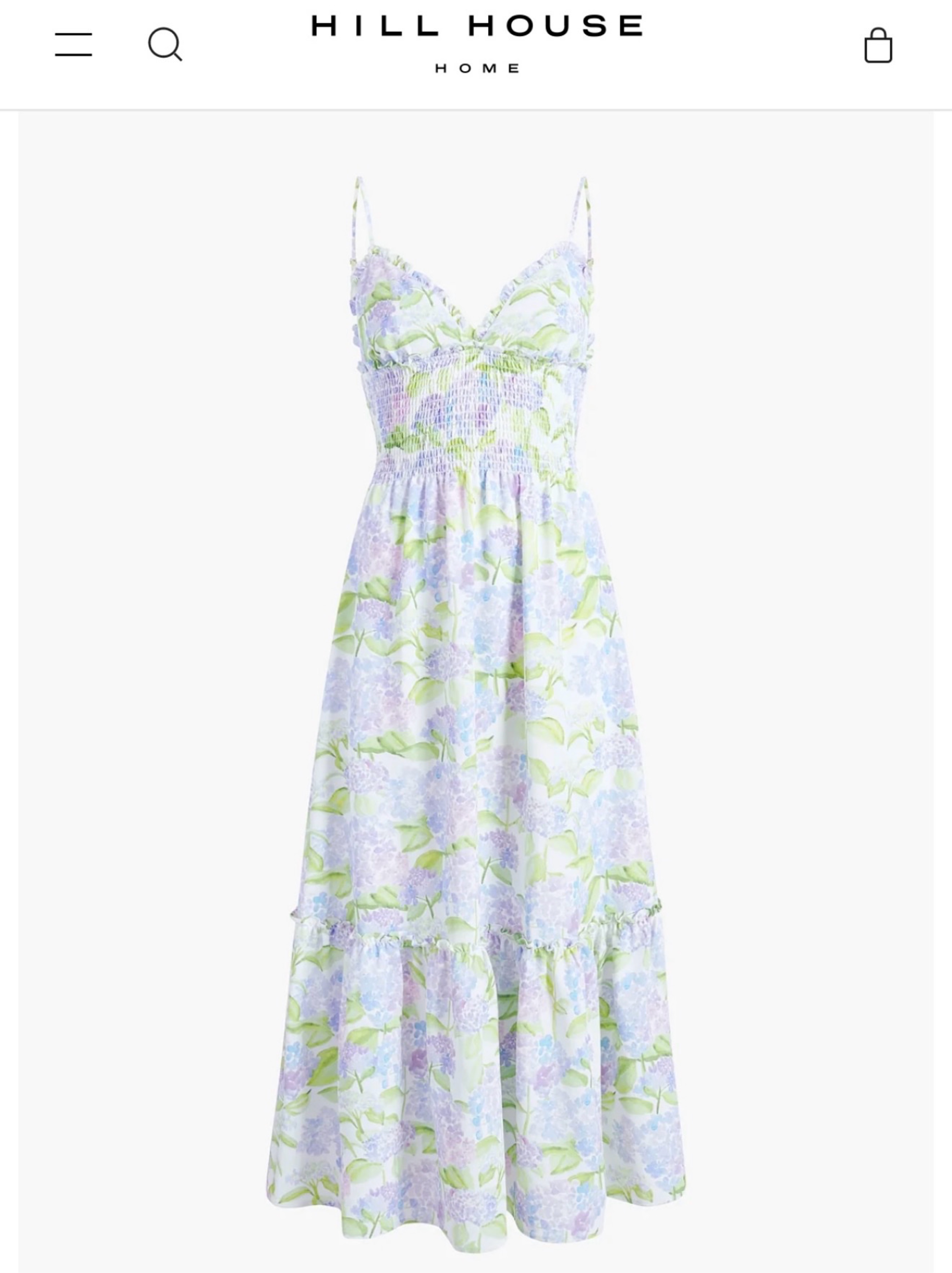 Hill House Floral Midi/Maxi Dress