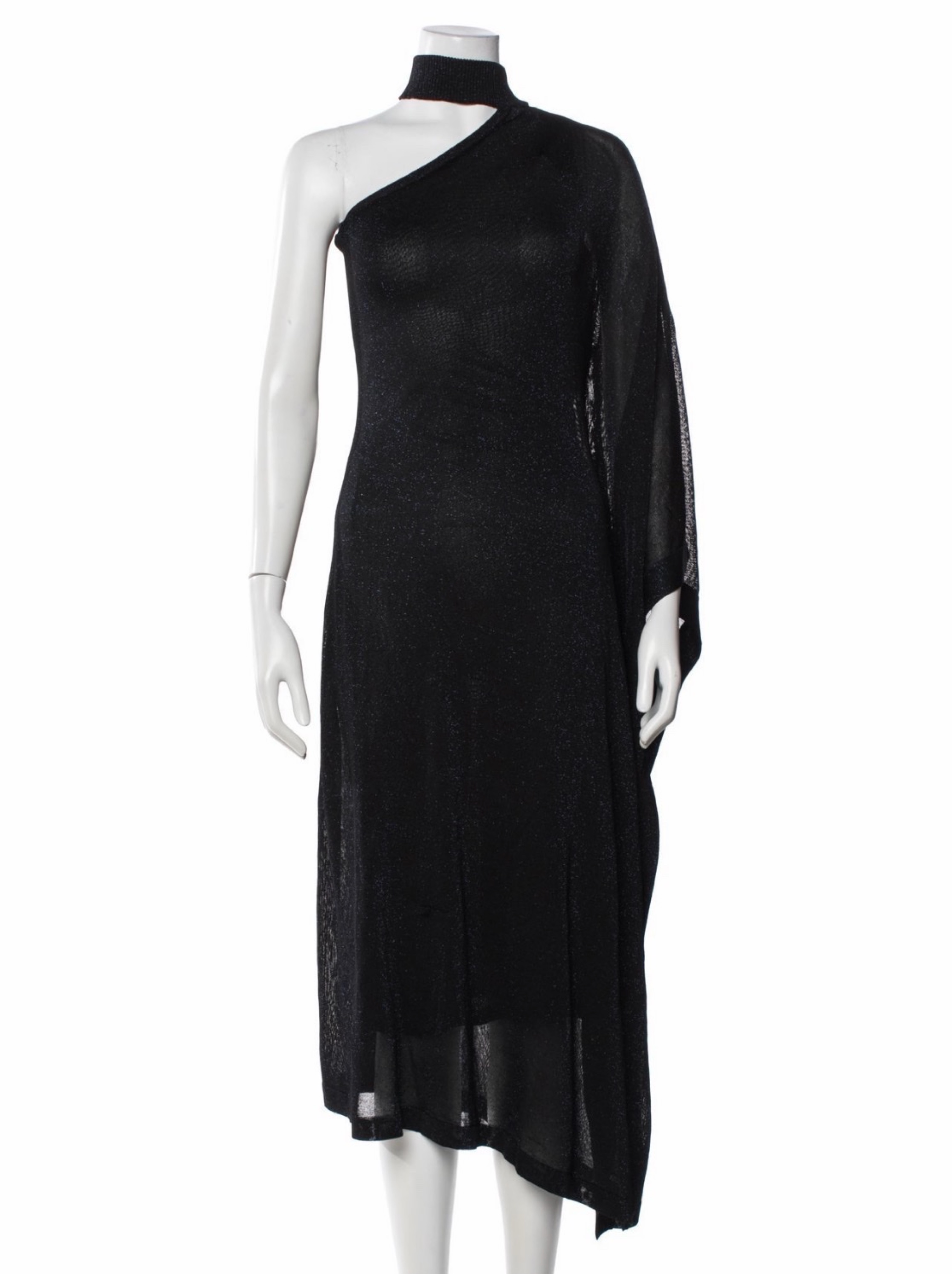 Cult Gaia black one sleeve shoulder dress by Cult Gaia | Pickle