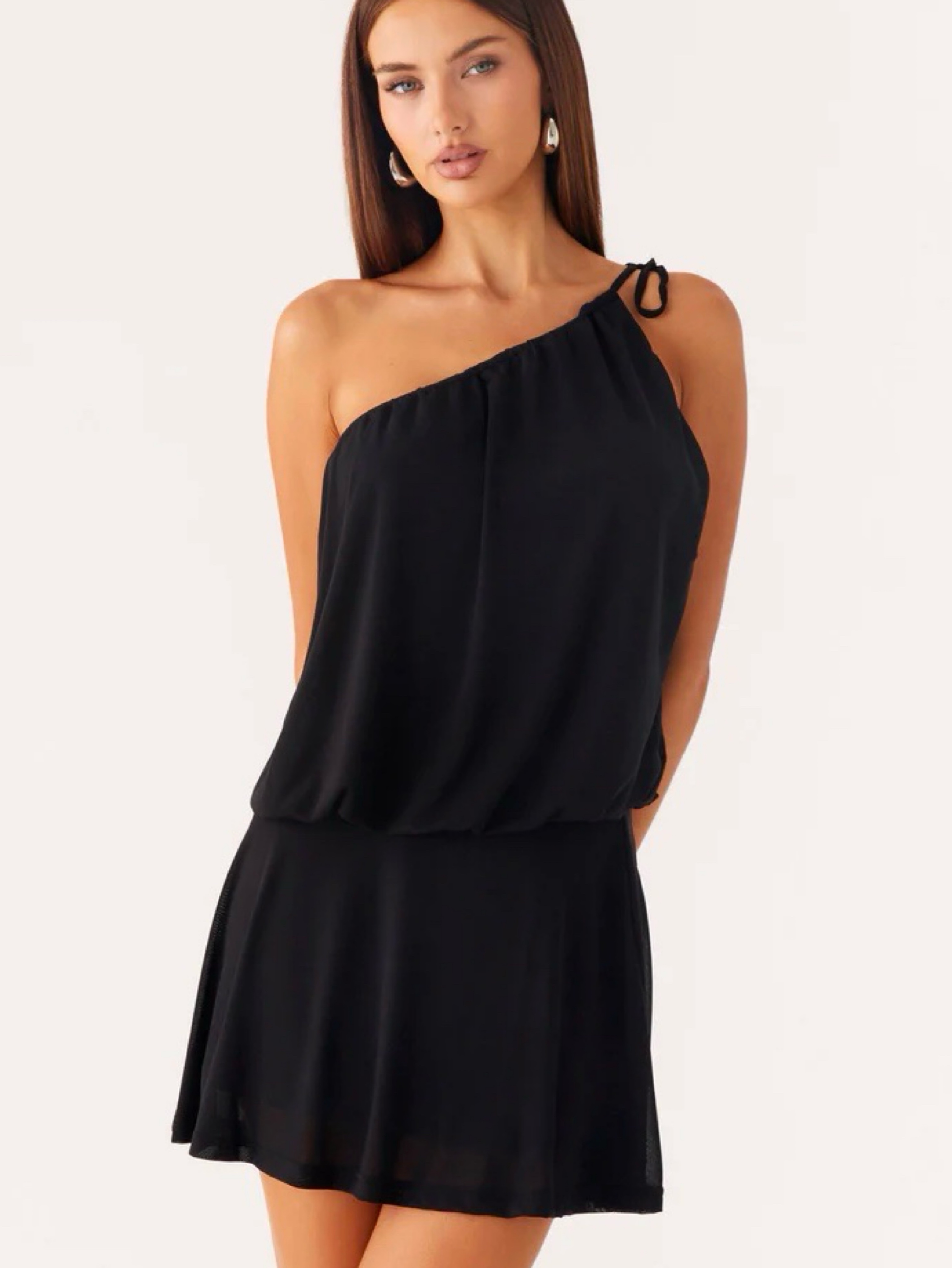 knockout mini dress peppermayo White Sorority Dress | Kelda Mini Dress
