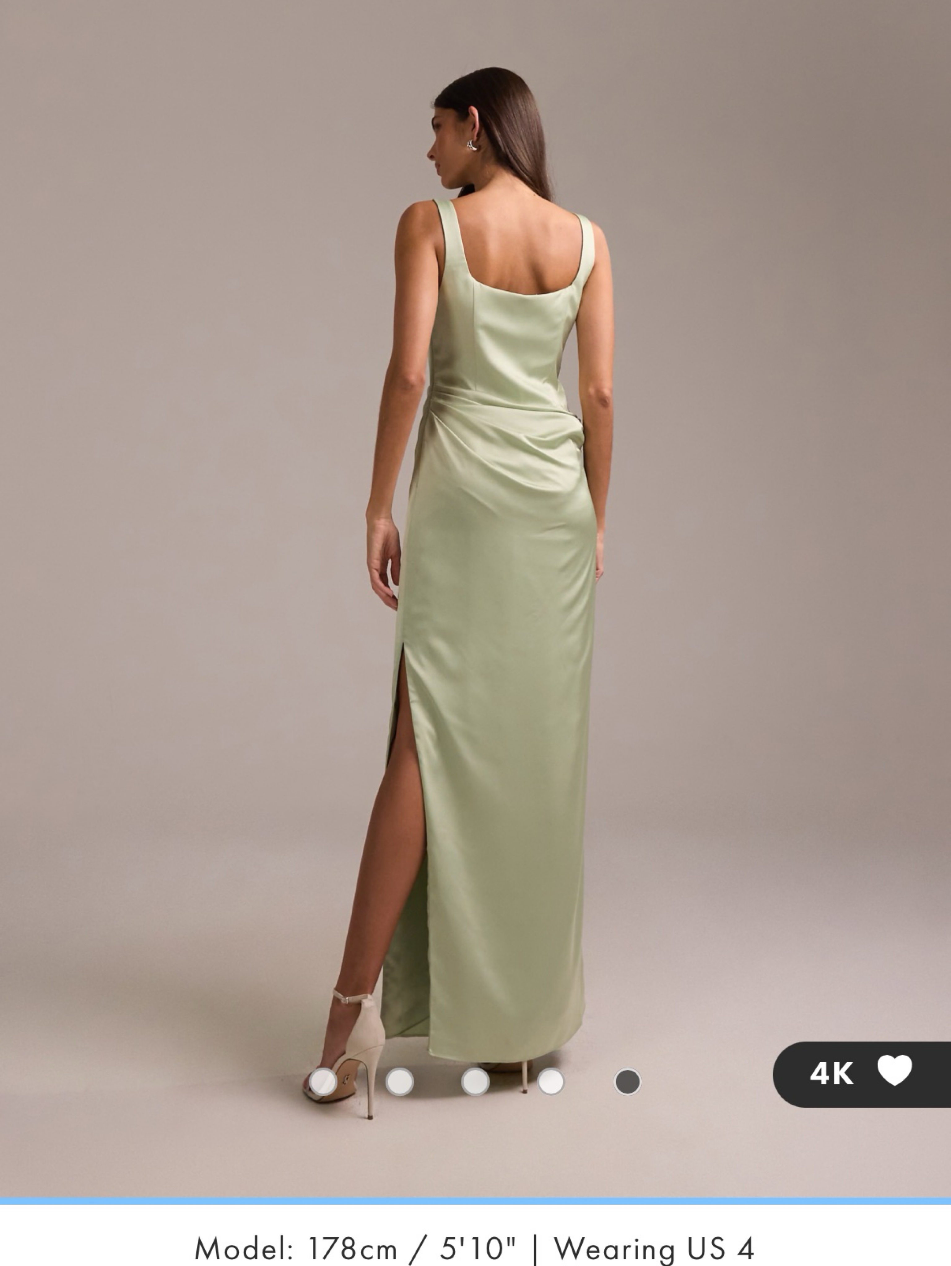 asos satin bridesmaid dress ASOS Design - Maxi Dress - Women - Polyester - 14 US