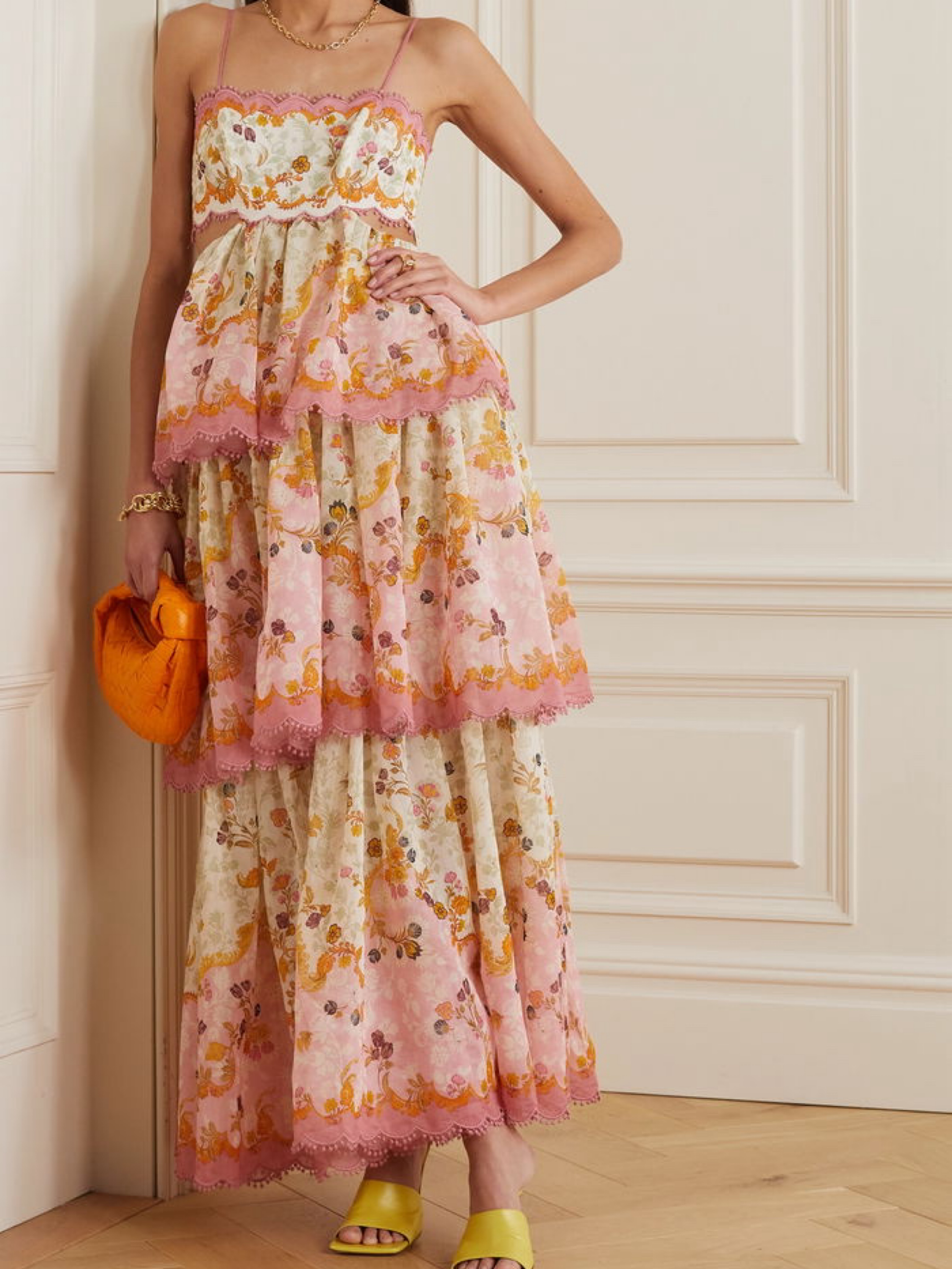 zimmermann laurel lace dress ZIMMERMANN Laurel Lace Up Midi Dress by ZIMMERMANN