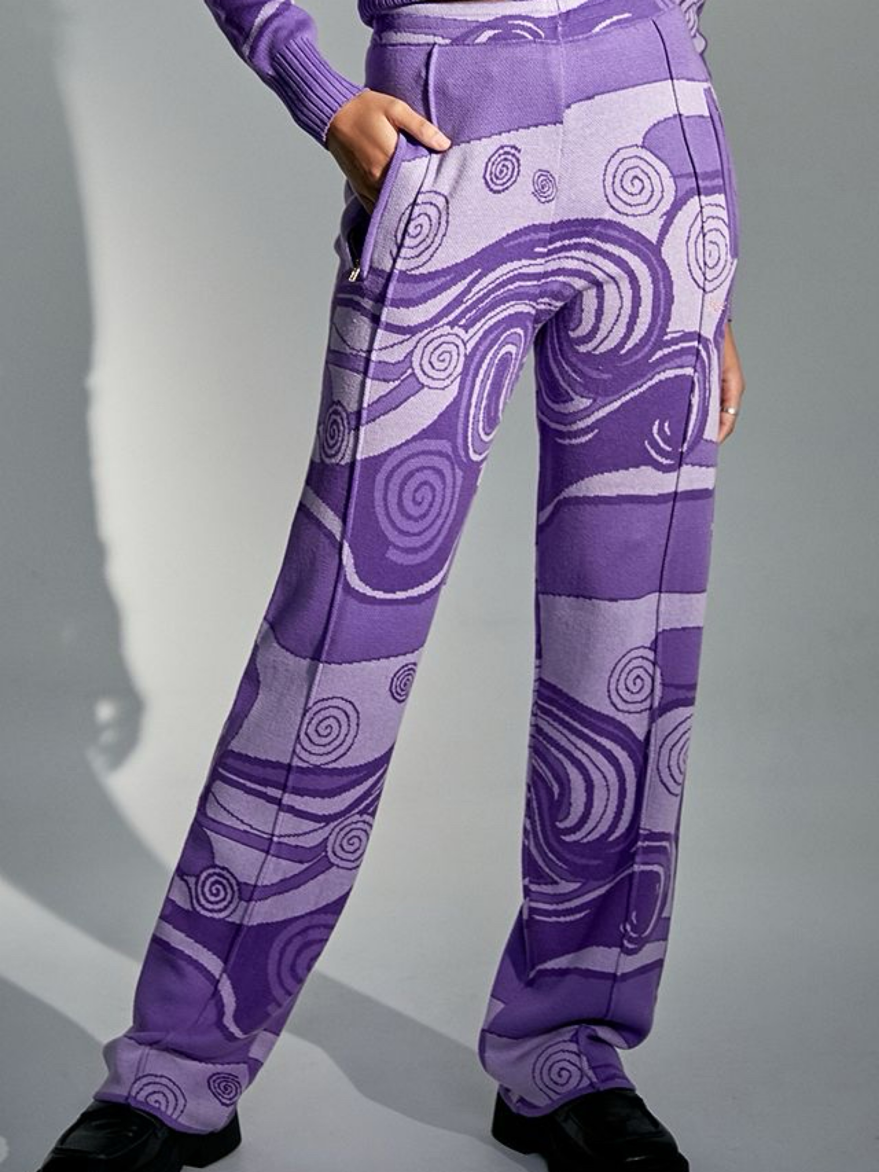 House of Sunny Indigo Skies Knit Pant