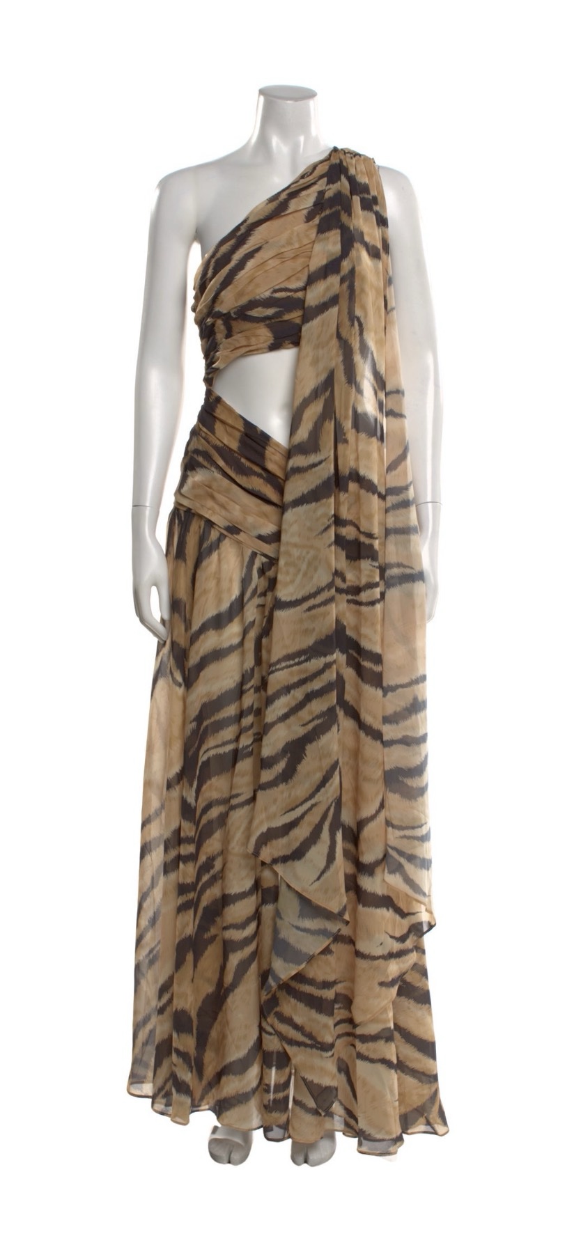 Ronny Kobo Animal Print Long Dress