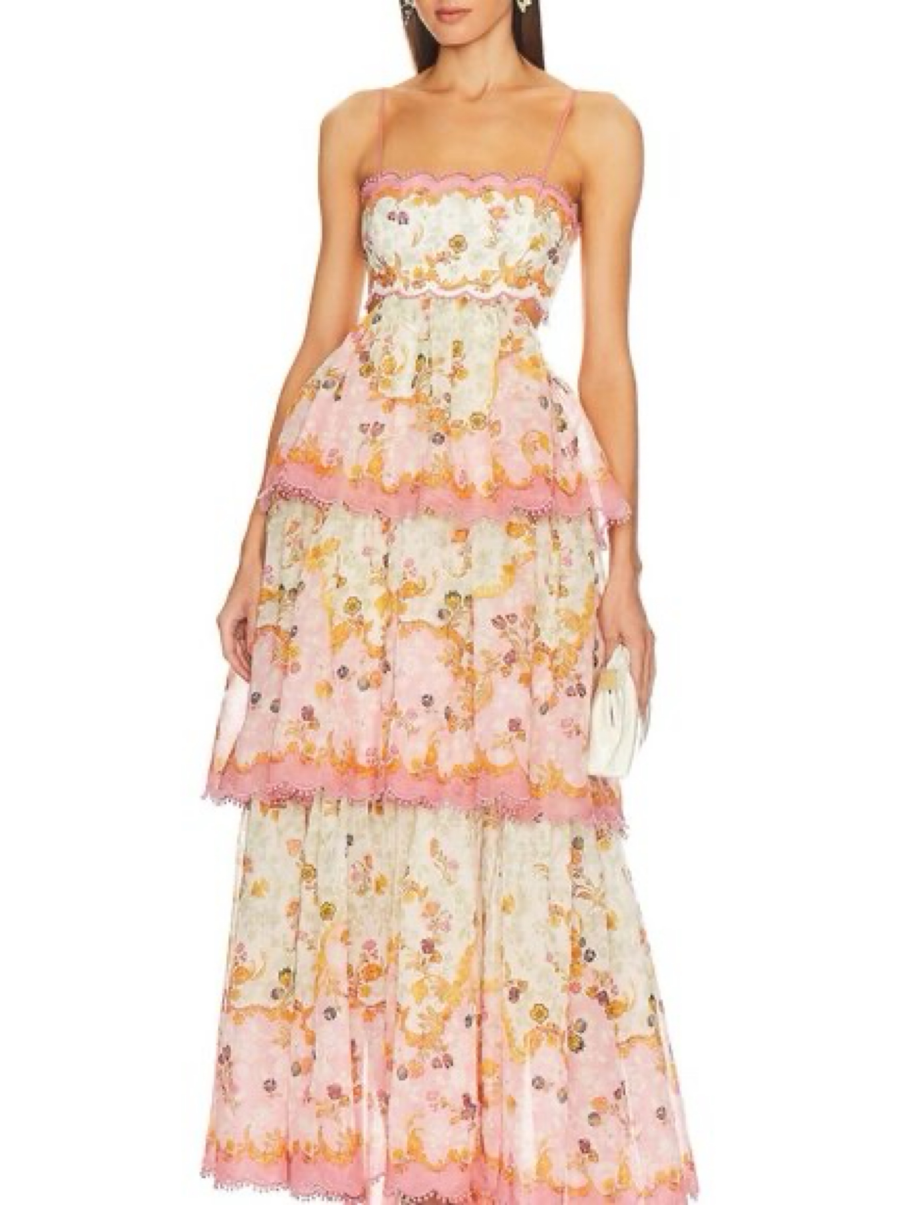 zimmermann laurel lace dress ZIMMERMANN Laurel Lace Up Midi Dress by ZIMMERMANN