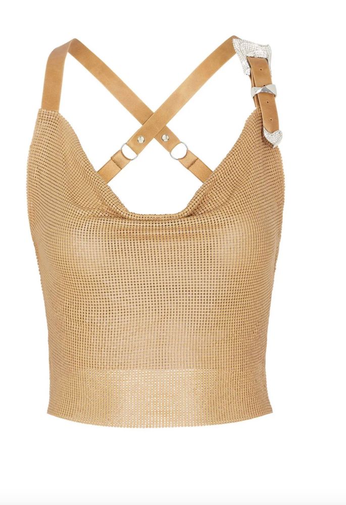 Poster Girl Bambi top gold