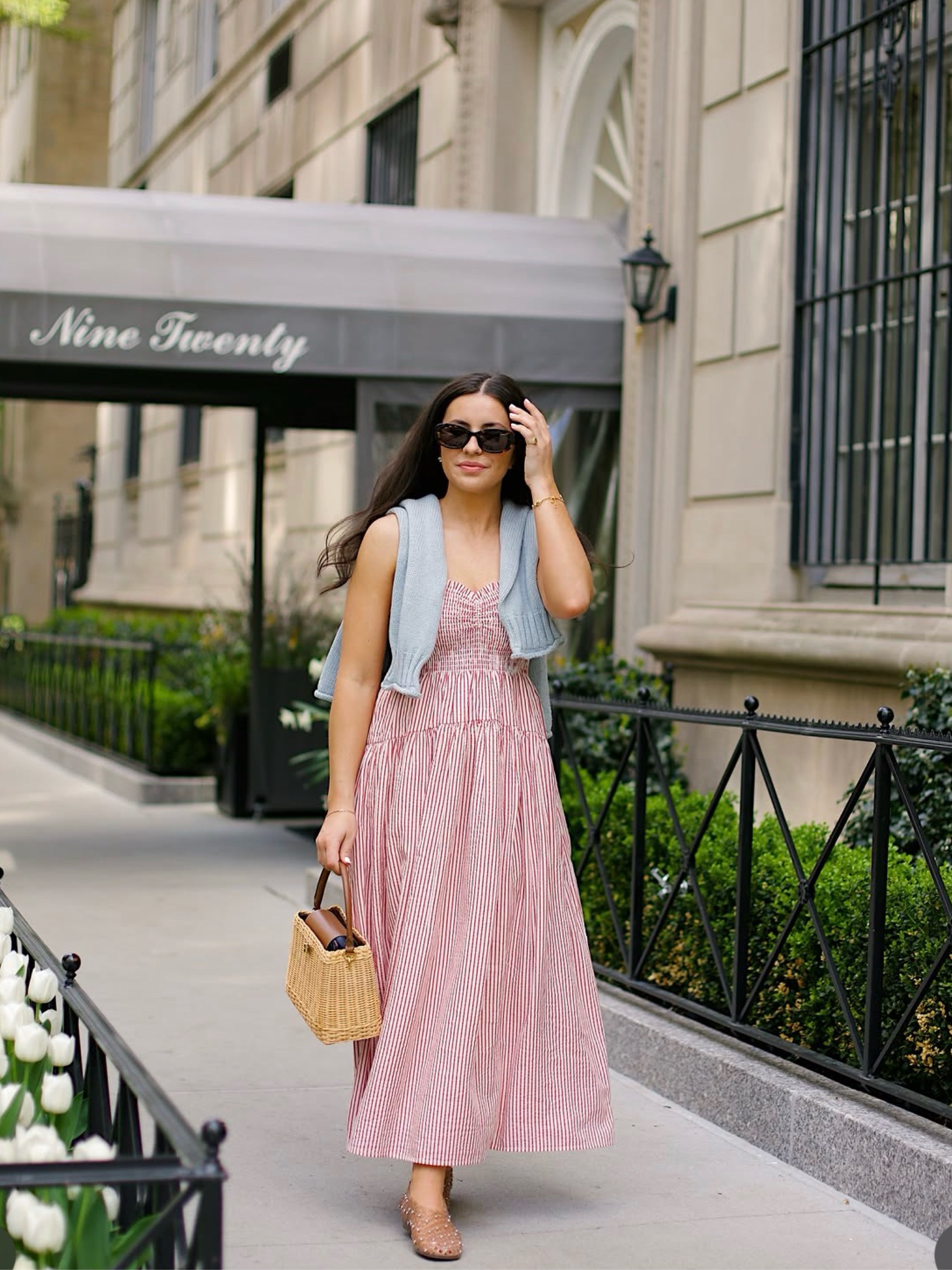 pink nap dress The Ellie Nap Dress in Light Pink Trellis XXXXL