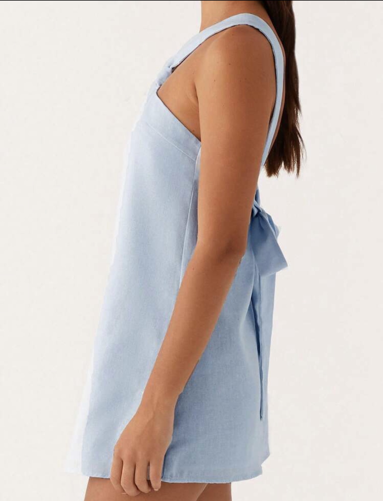 light blue halter mini dress Sonella Lace Halter Mini Dress | Blue | Womens main image 1