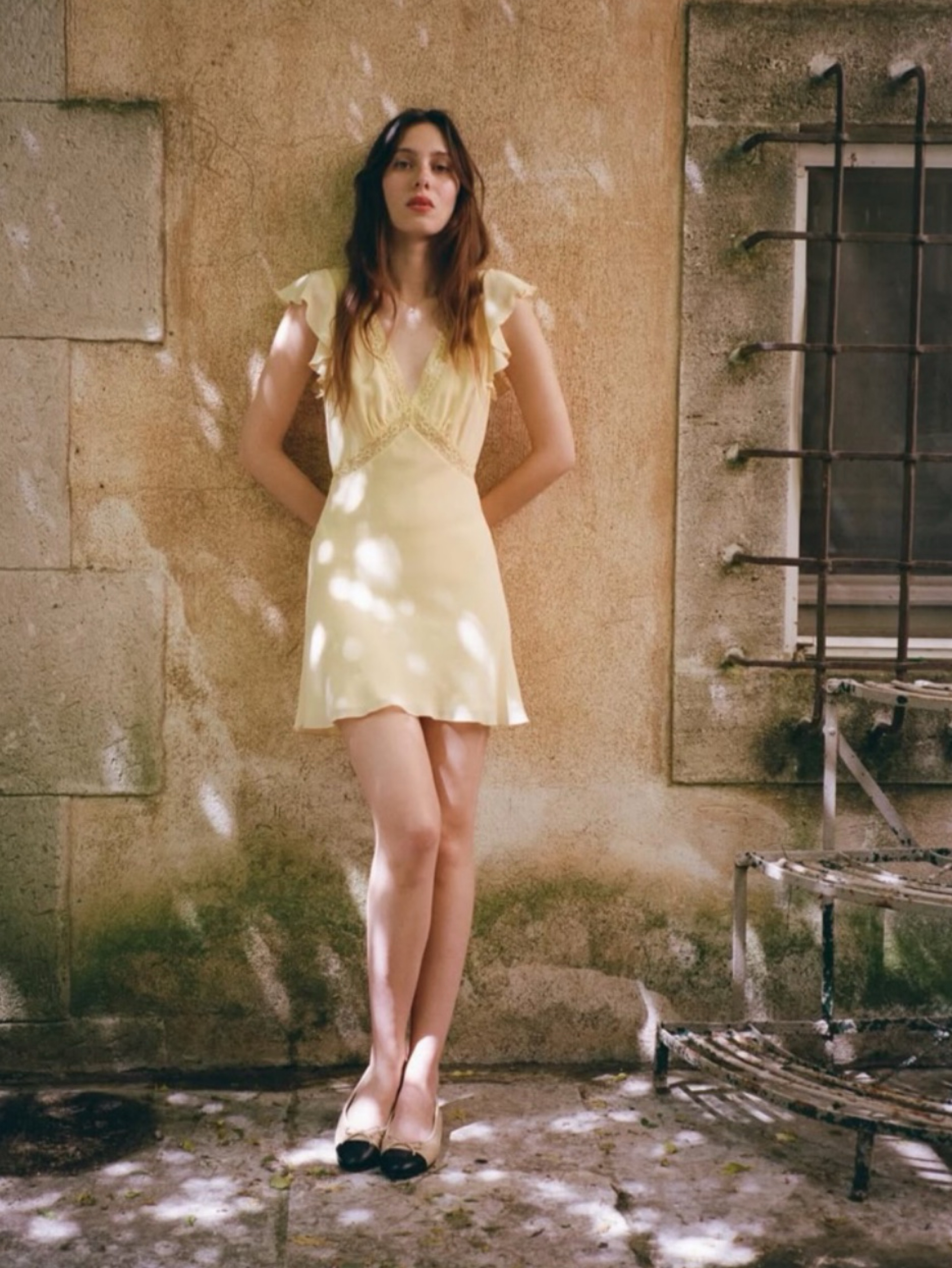 realisation par yellow mini dress Realisation Par Isabelli Mini