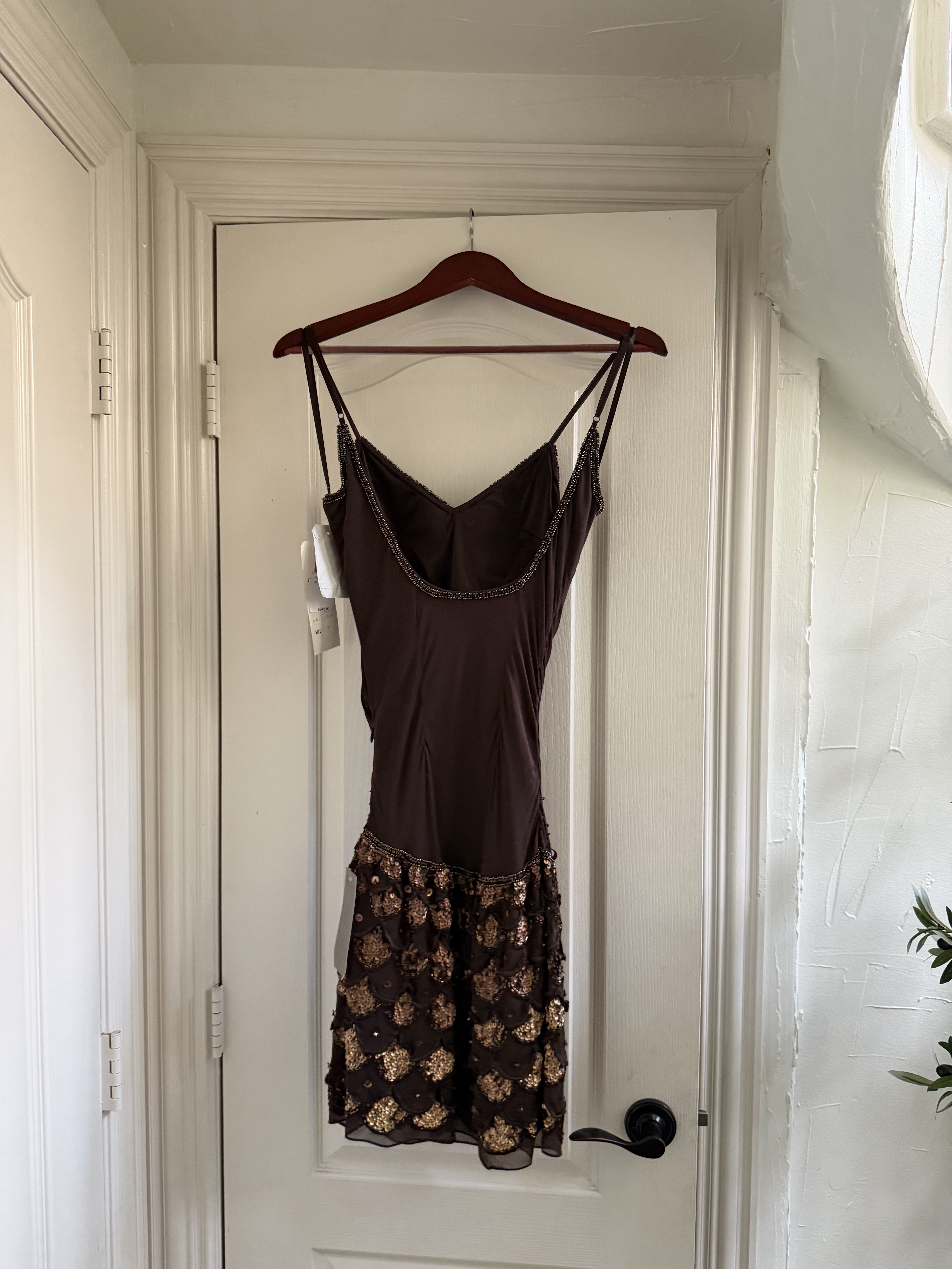 evening wrap dress Modest Formal Wrap Dress G447 Light Grey