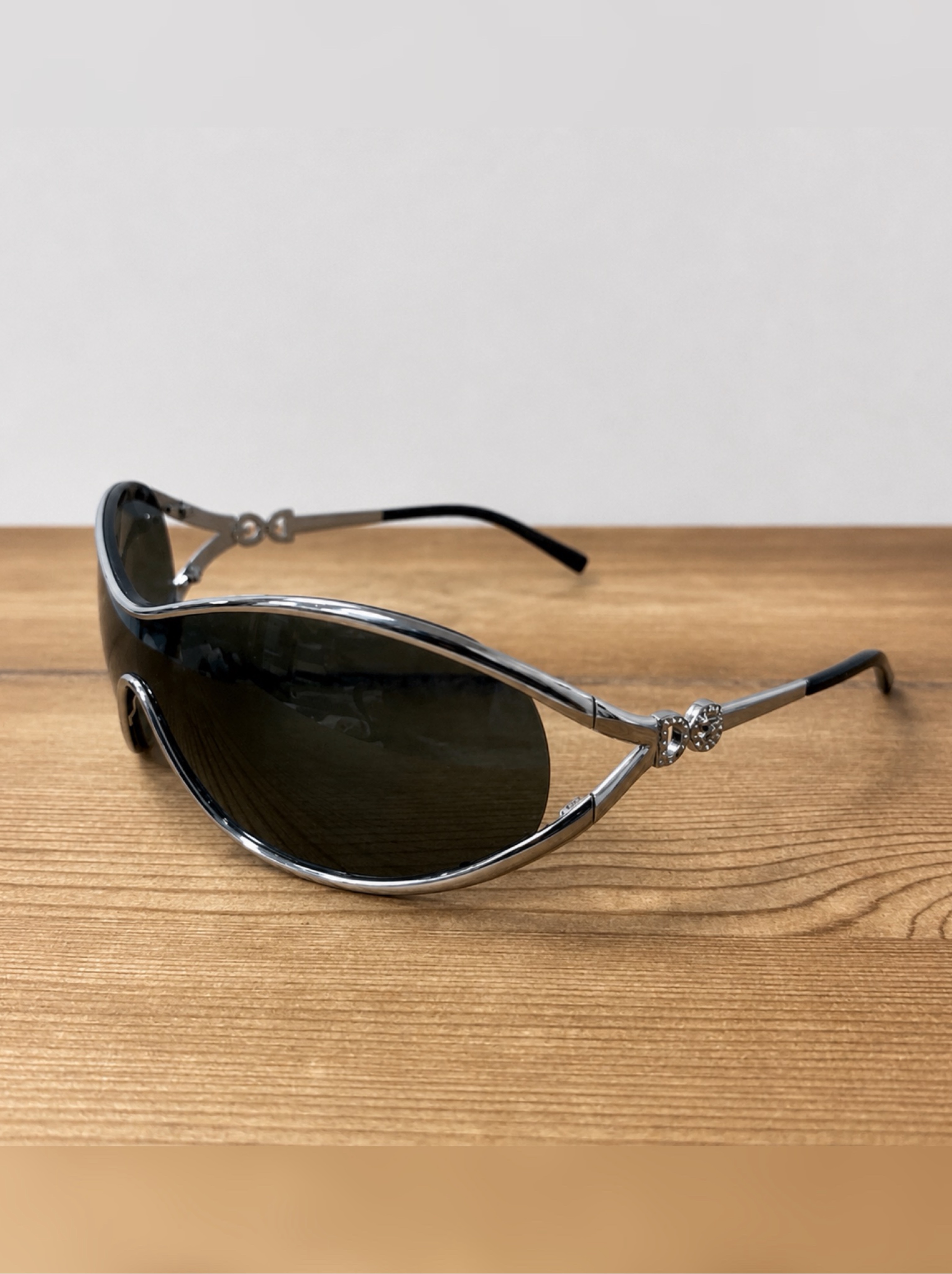 Vintage Y2K Dolce & Gabbana Logo Shield Sunglasses by Dolce +