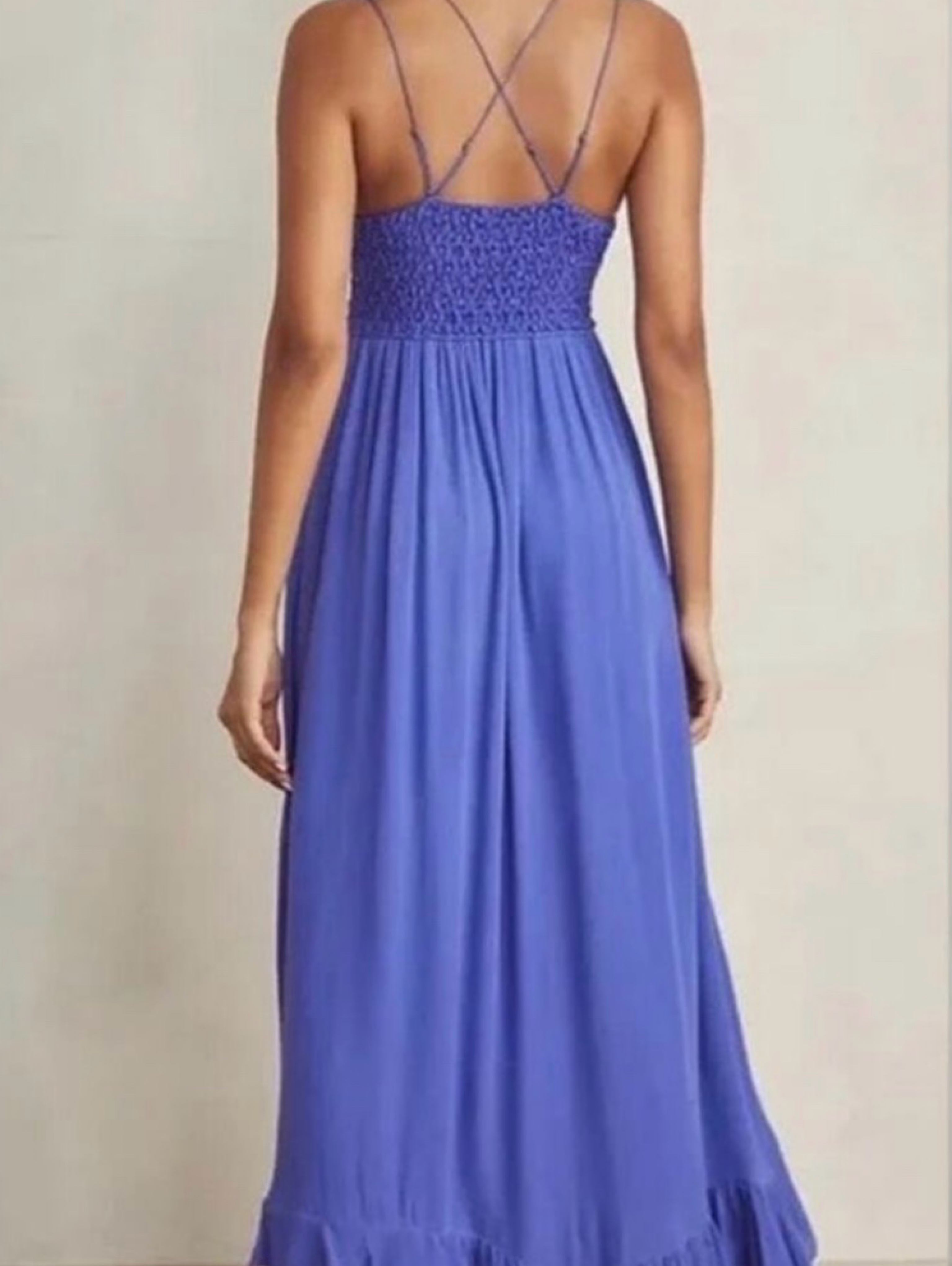free people purple maxi dress Free People Carmen TIE Back Maxi Dress (Purple Combo) (XS) at Amazon  Women's Clothing store