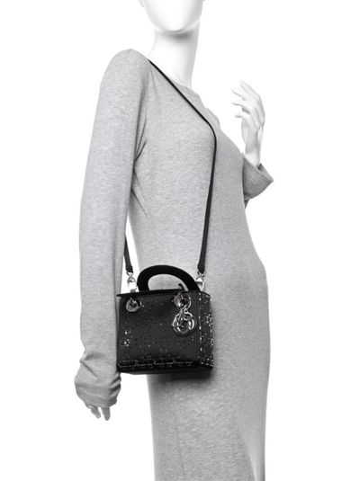 L*.様 Christian DIOR 3Way キルティング エナメル ショル CHRISTIAN DIOR Satin Crystal Cannage Mini Lady Dior Black by
