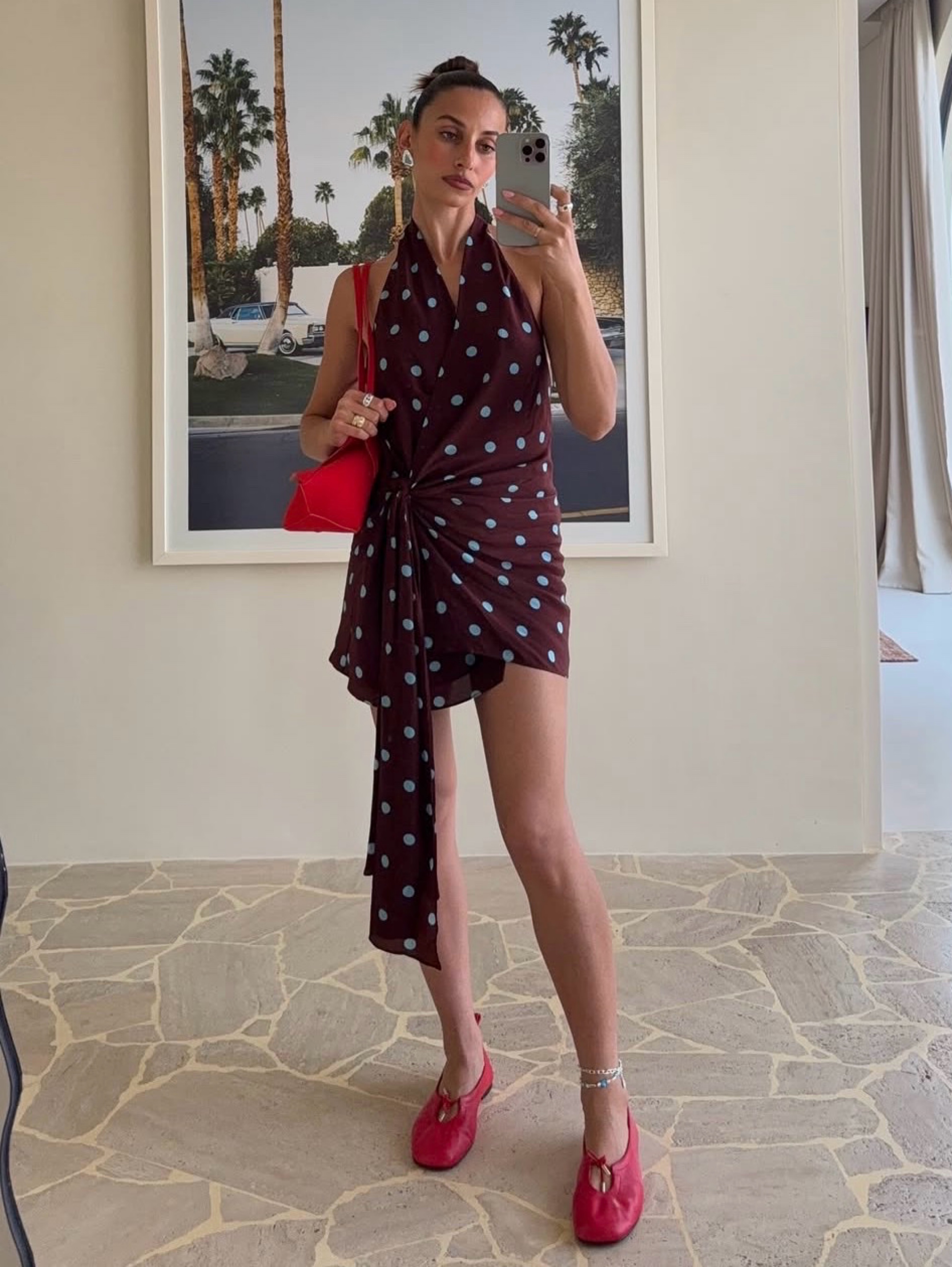 Bec & Bridge Mathilde Halter Mini Dress